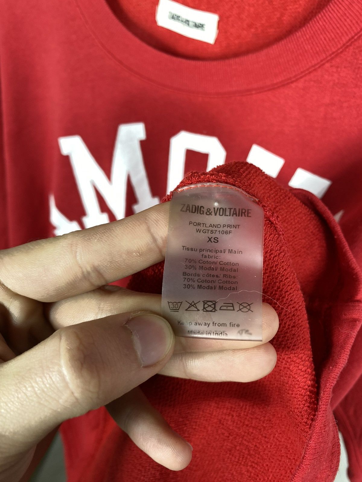 Other Zadig Voltaire Shirt Logo Tee Amour Size XS / US 0-2 / IT 36-38 - 11 Thumbnail