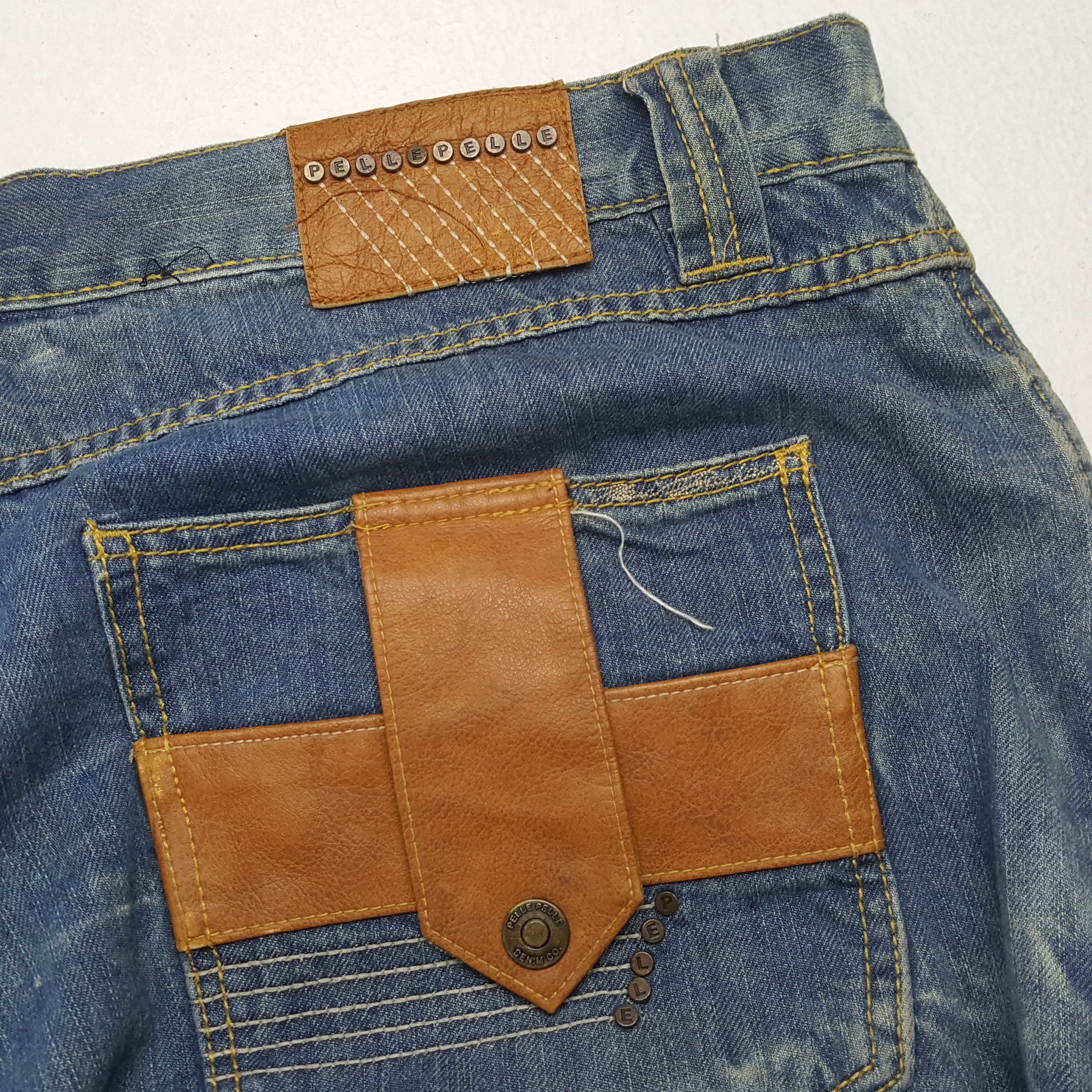 Pelle Pelle × Vintage PELLE PELLE Big Size Fashion Style Jeans Size US 42 / EU 58 - 14 Thumbnail