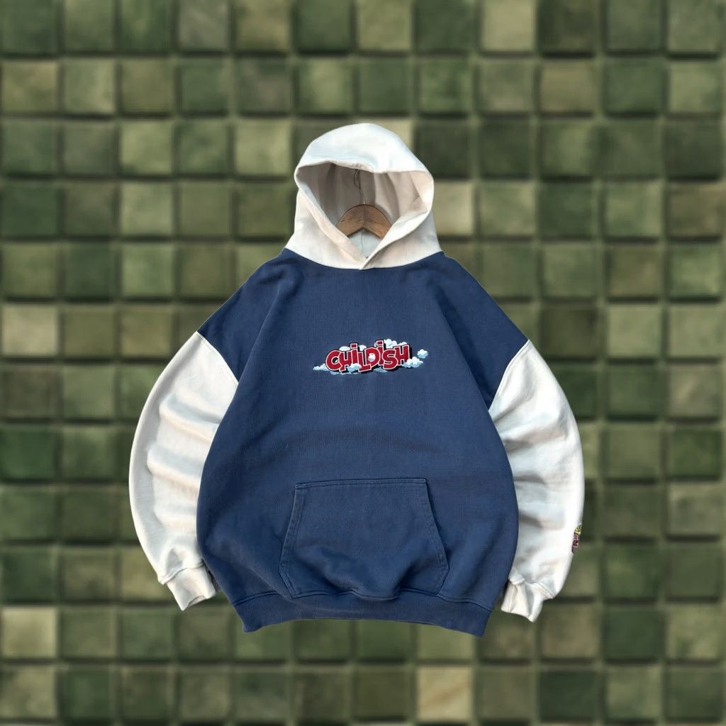Vintage VINTAGE Childish Theme Park Big Logo Y2K Blue Hoodie Men L Size US L / EU 52-54 / 3 - 1 Thumbnail