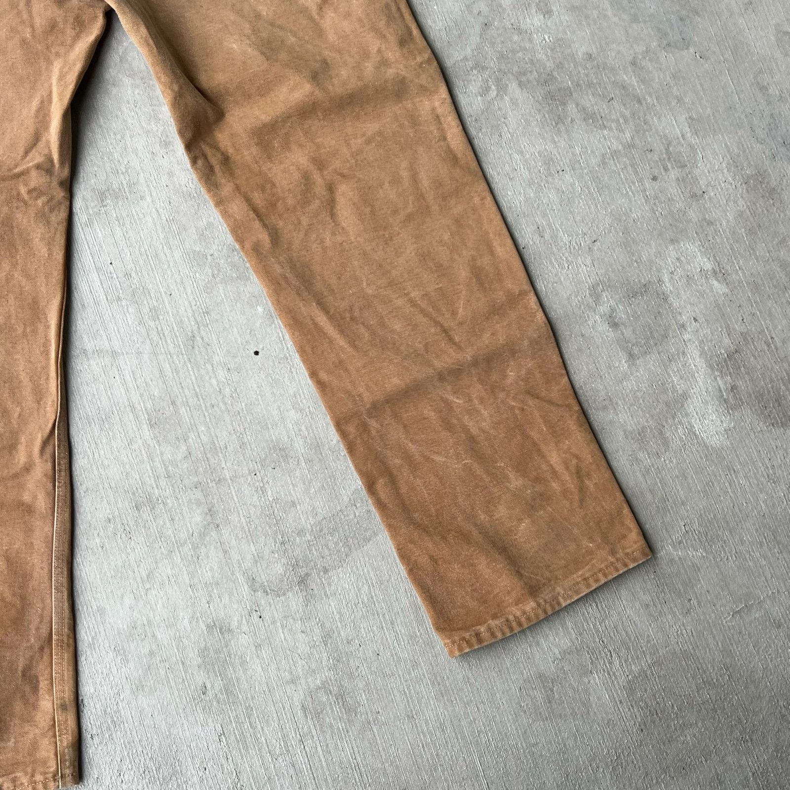 Carhartt × Vintage Carhartt brown double knee work wear carpenter pants Size US 33 - 9 Thumbnail