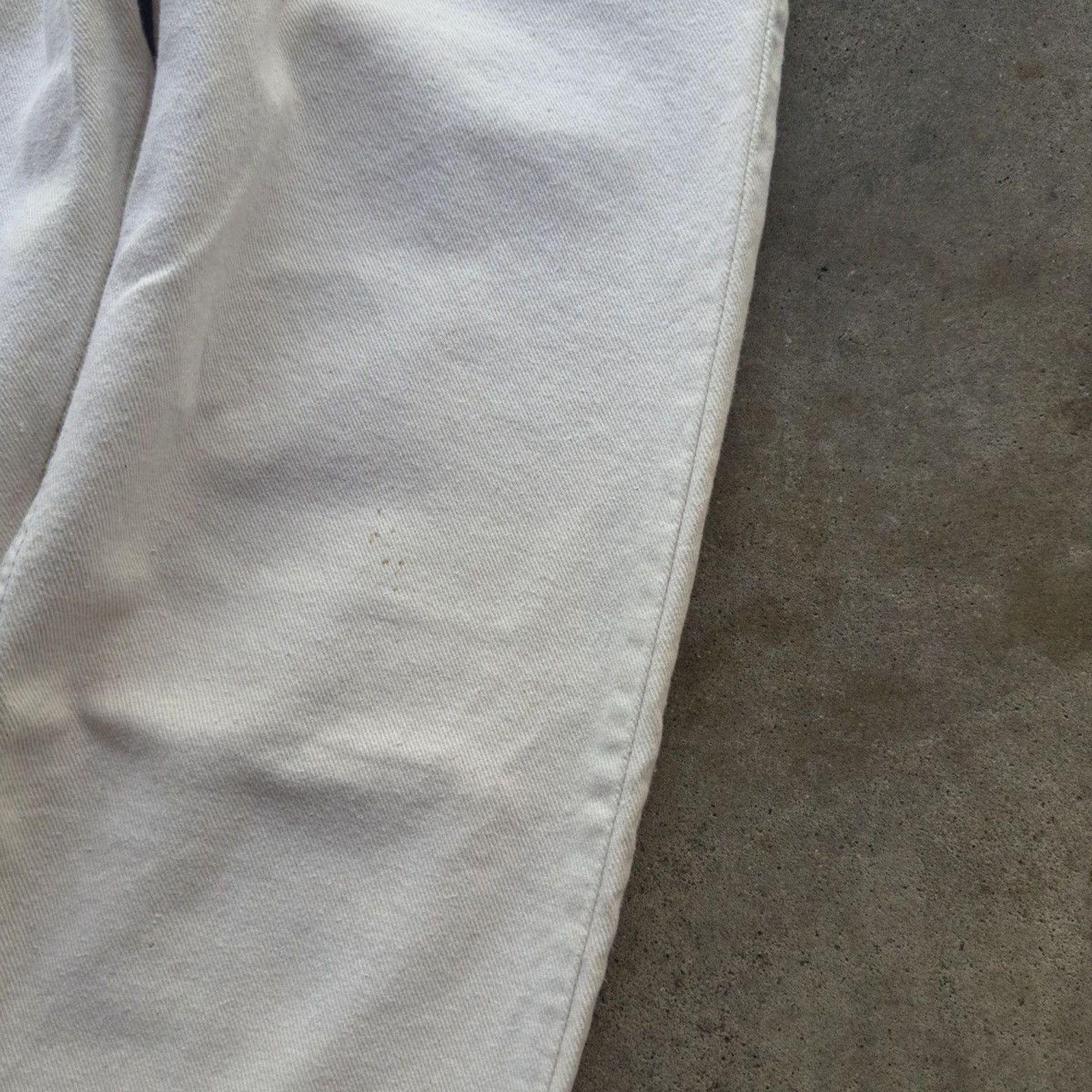 Levi's 90s Levi's 550 Orange Tab White Jeans ERD Grunge RRL Bode Size US 30 / EU 46 - 14 Thumbnail