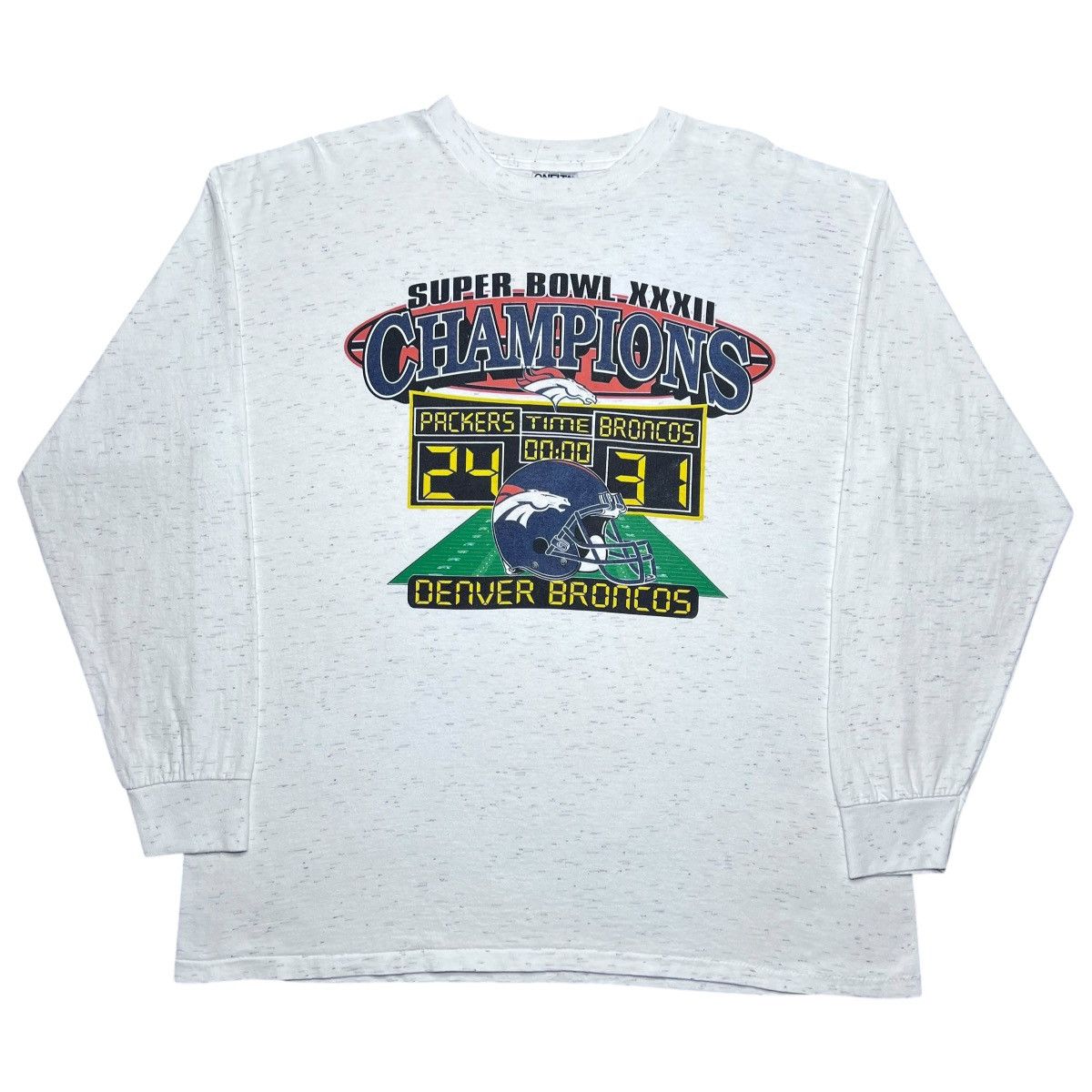 NFL 1998 NFL Denver Broncos Green Bay Packers Long Sleeve Shirt Size US XL / EU 56 / 4 - 1 Thumbnail