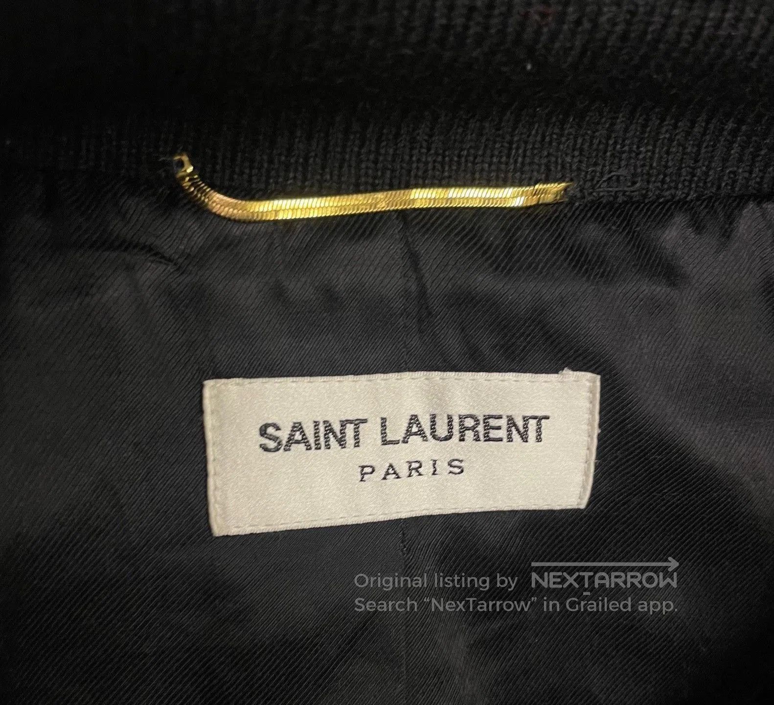 Saint Laurent Paris Saint Laurent Black White Baseball Jacket. Size US XXS / EU 40 - 5 Thumbnail