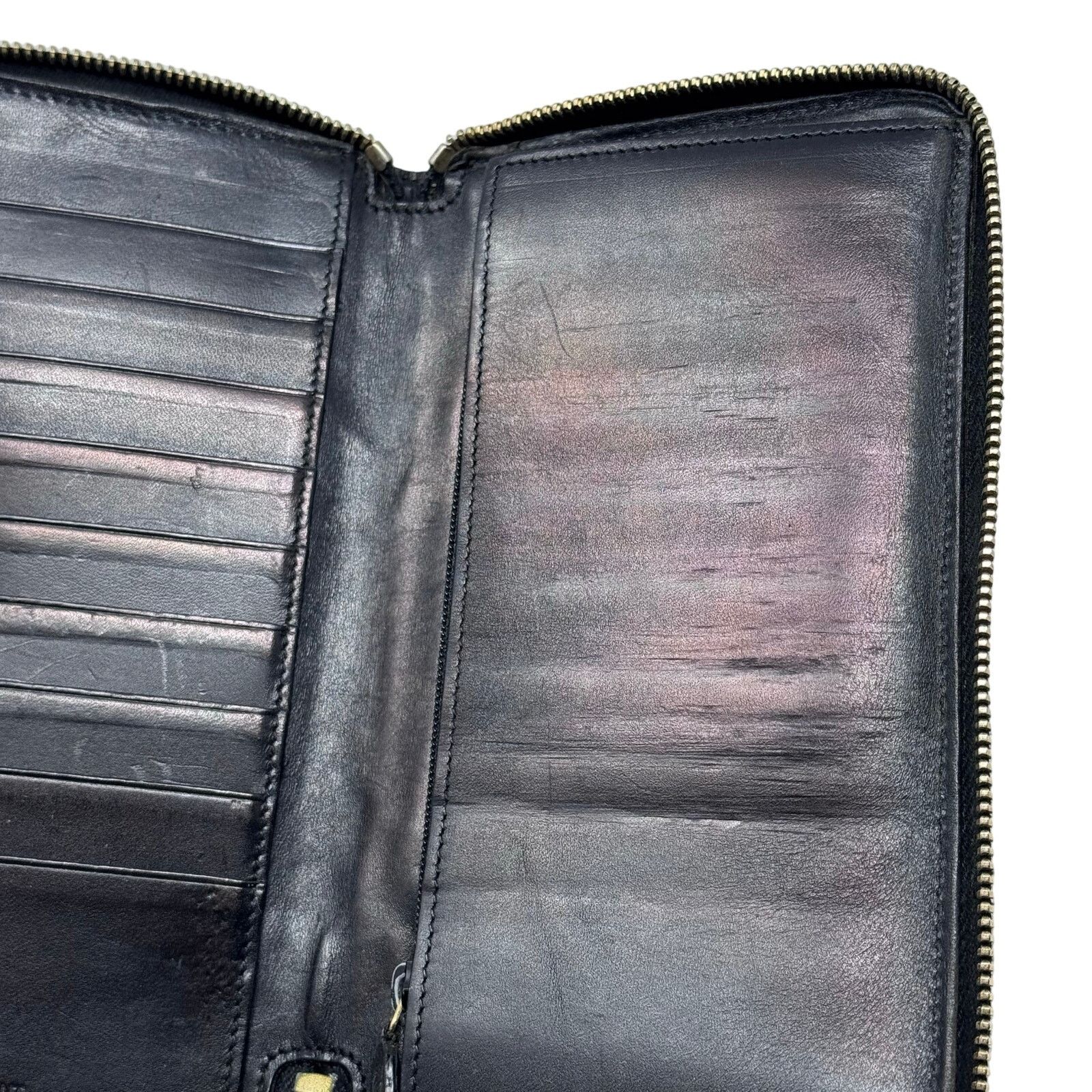 Saint Laurent Paris YSL Logo Zipper Wallet Size ONE SIZE - 10 Thumbnail