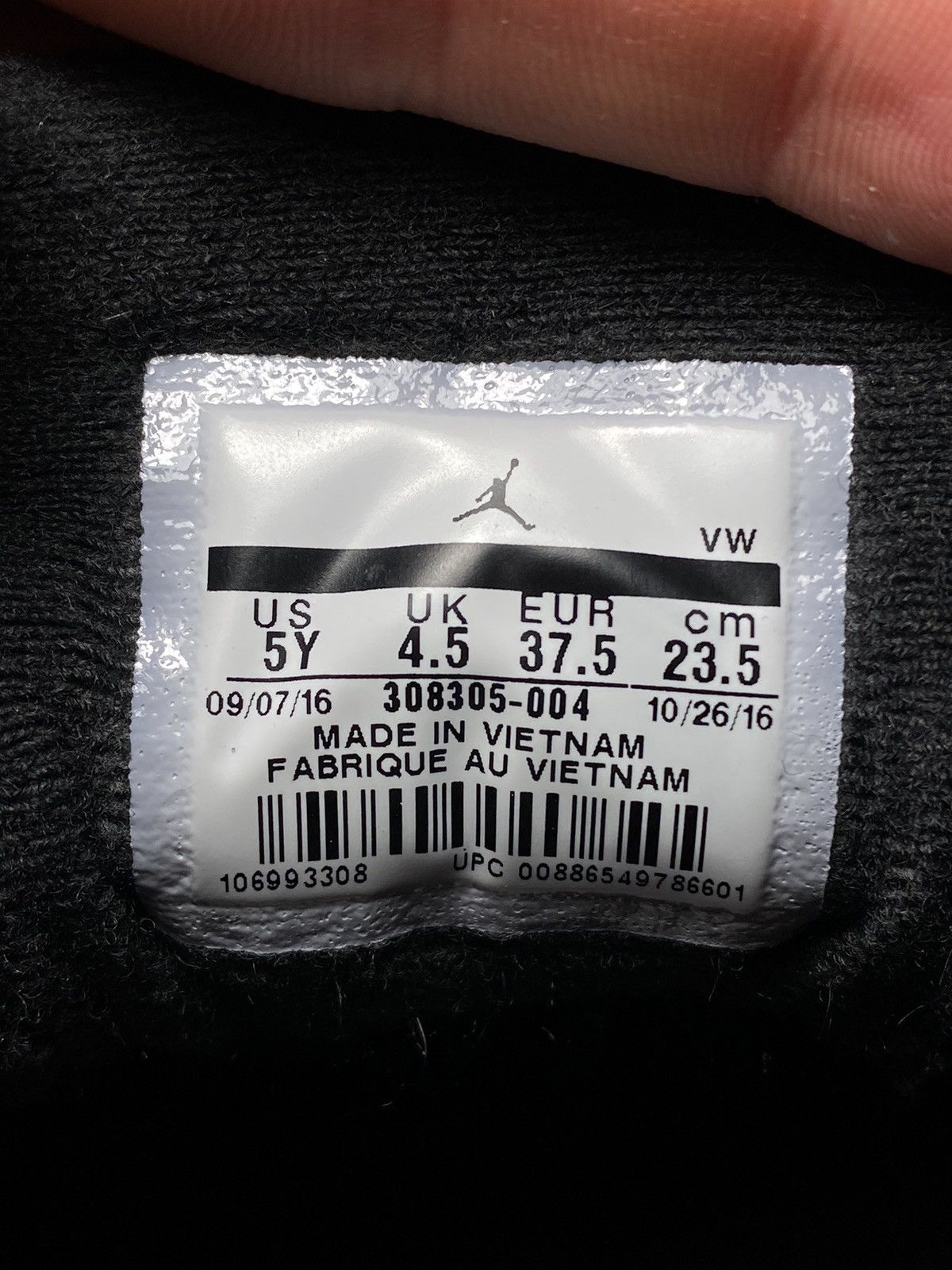 Jordan Brand × Nike Nike Air Jordan 12 Retro Low Playoffs (GS) 2017 sneakers Size US 6.5 / IT 36.5 - 19 Thumbnail