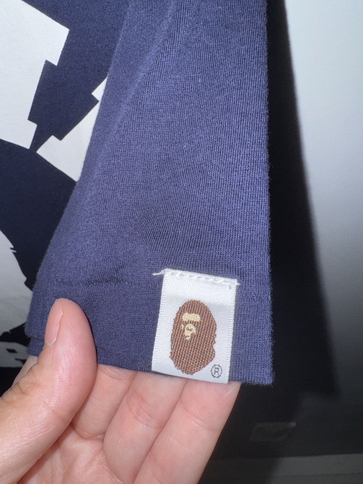 Bape Navy blue Bape short sleeve tee Size XS / US 0-2 / IT 36-38 - 7 Thumbnail