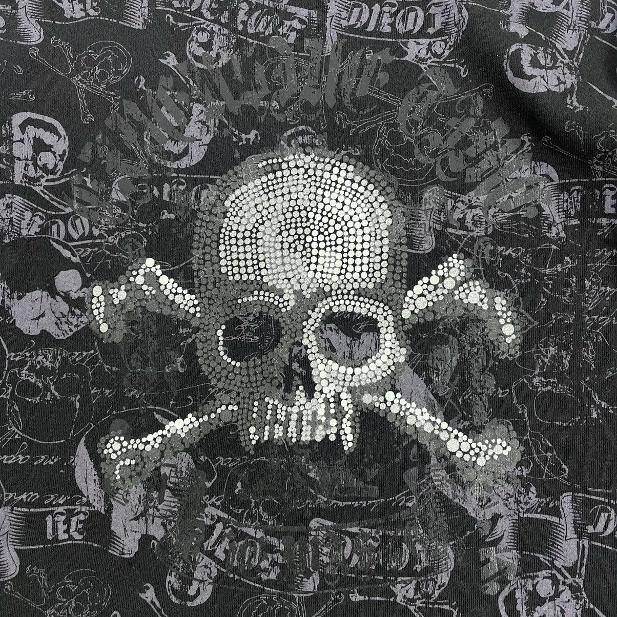 If Six Was Nine 2000s In The Attic Skulls Punk Goa Lgb Full Print Longsleeve Size US L / EU 52-54 / 3 - 4 Thumbnail