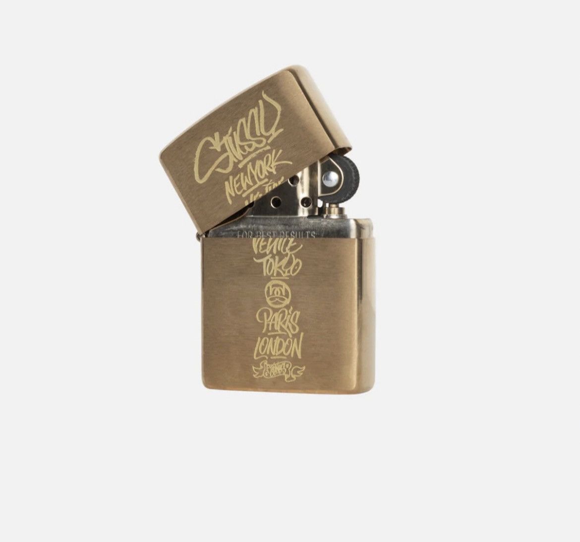 Stussy × Born Raised Zippo Lighter