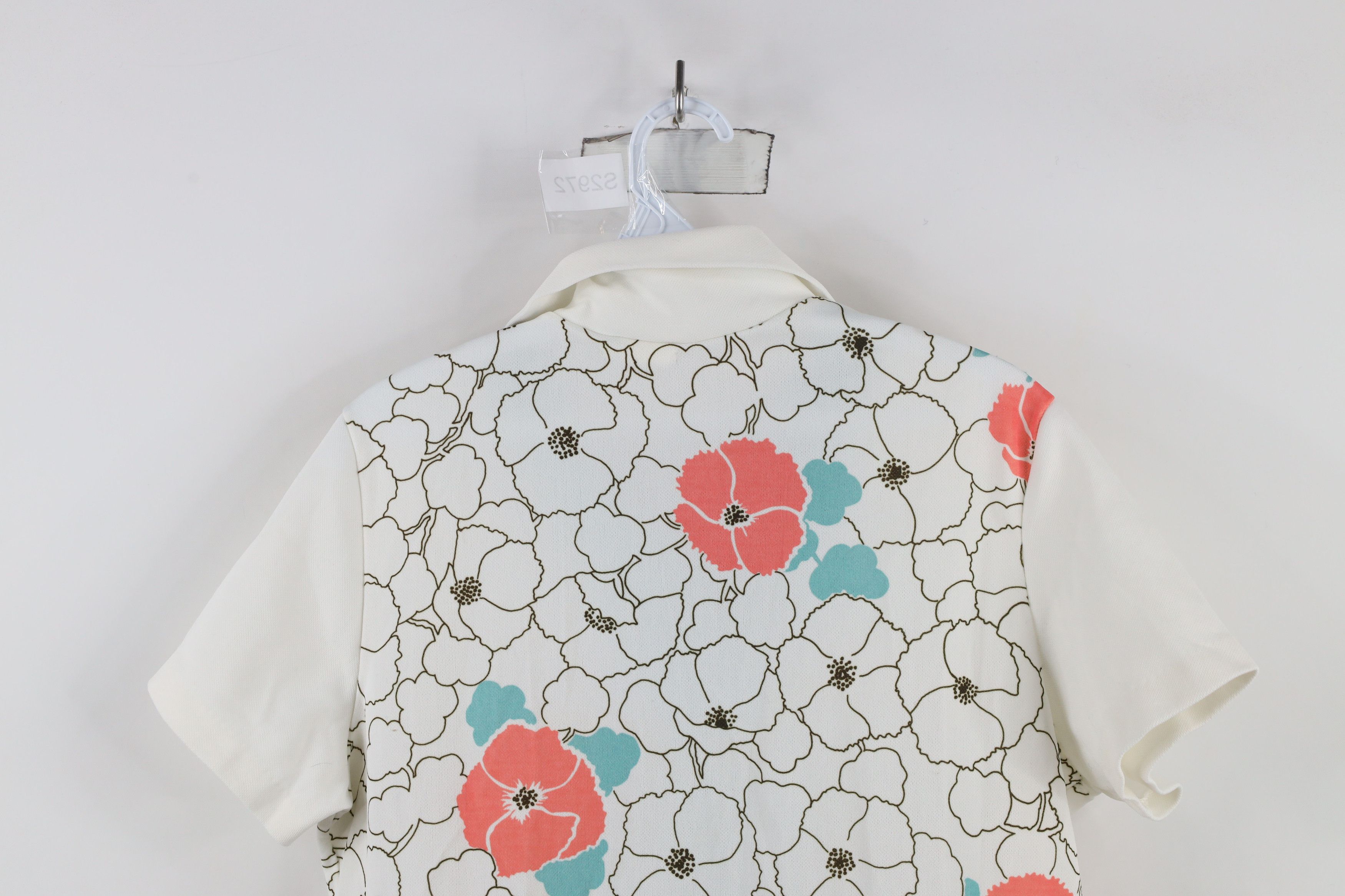Vintage Vintage 70s Mid Century Modern MCM Short Sleeve Button Shirt Size L / US 10 / IT 46 - 7 Thumbnail