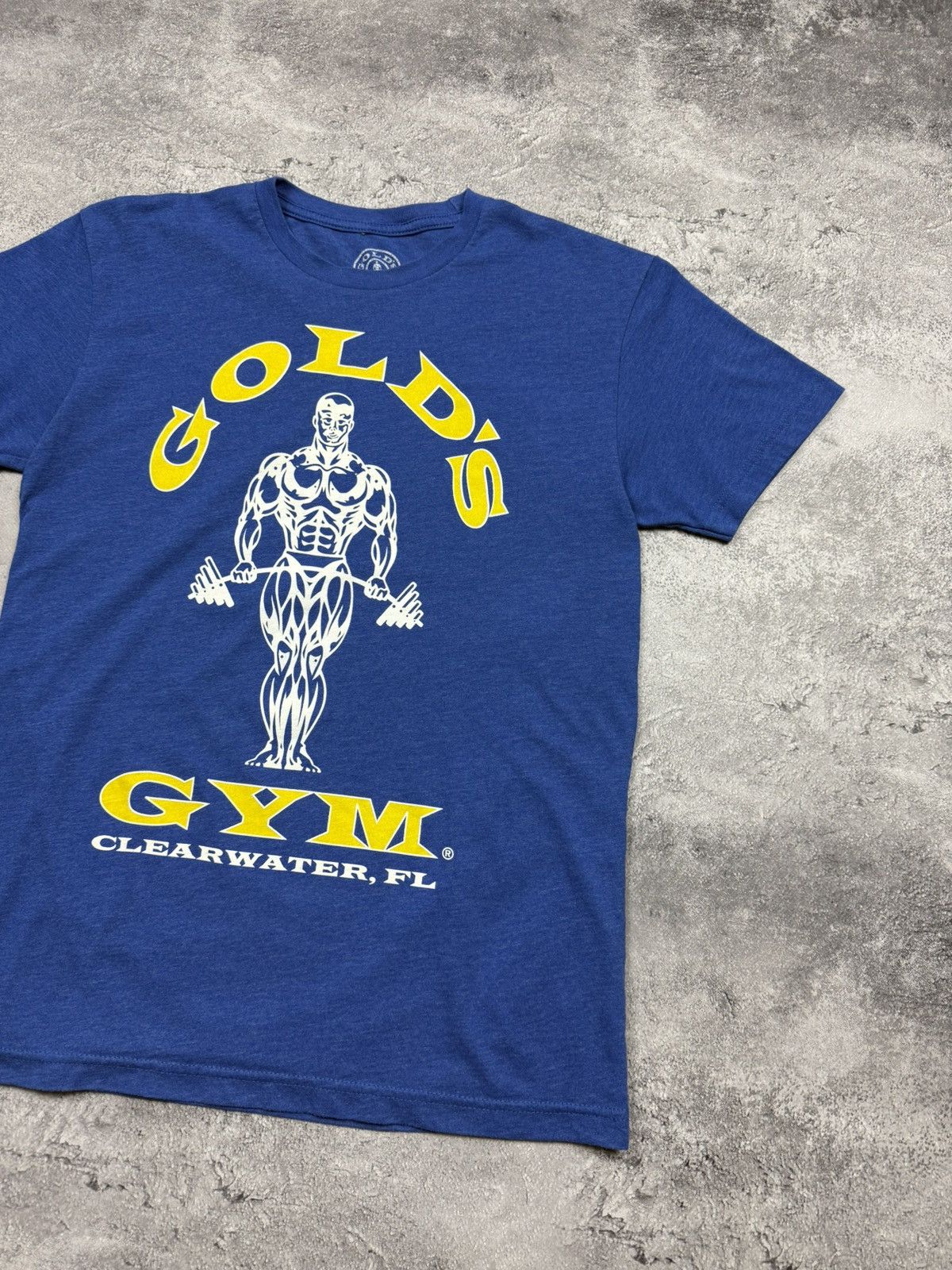 Vintage Vintage Gold’s Gym Big Logo T-Shirt Blue Y2K Streetwear Rare Size US S / EU 44-46 / 1 - 4 Thumbnail