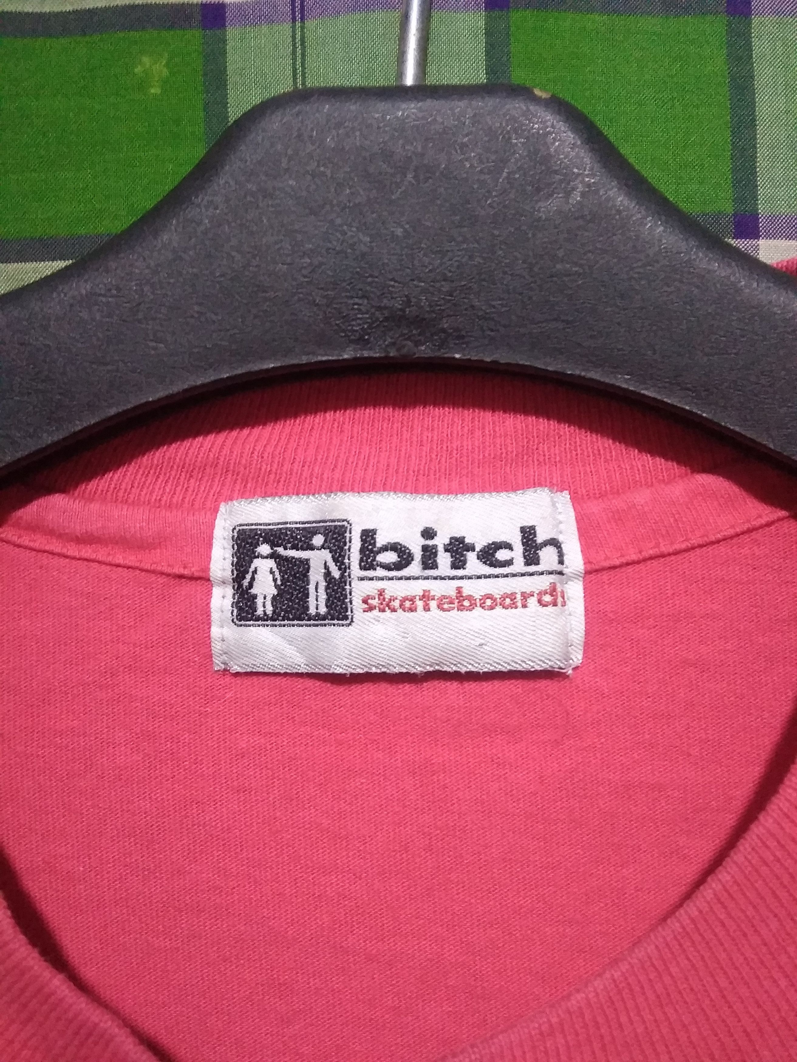 Vintage 90s Bitch Skateboard t shirt red sex skateboard hookups Size US M / EU 48-50 / 2 - 5 Thumbnail
