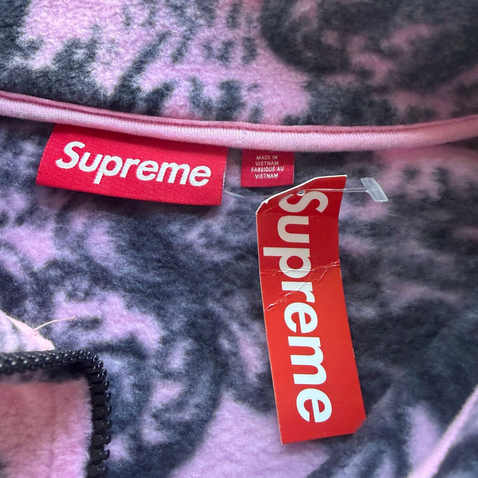 Supreme Brand New Supreme New York Fleece Pink M Size US M / EU 48-50 / 2 - 6 Thumbnail