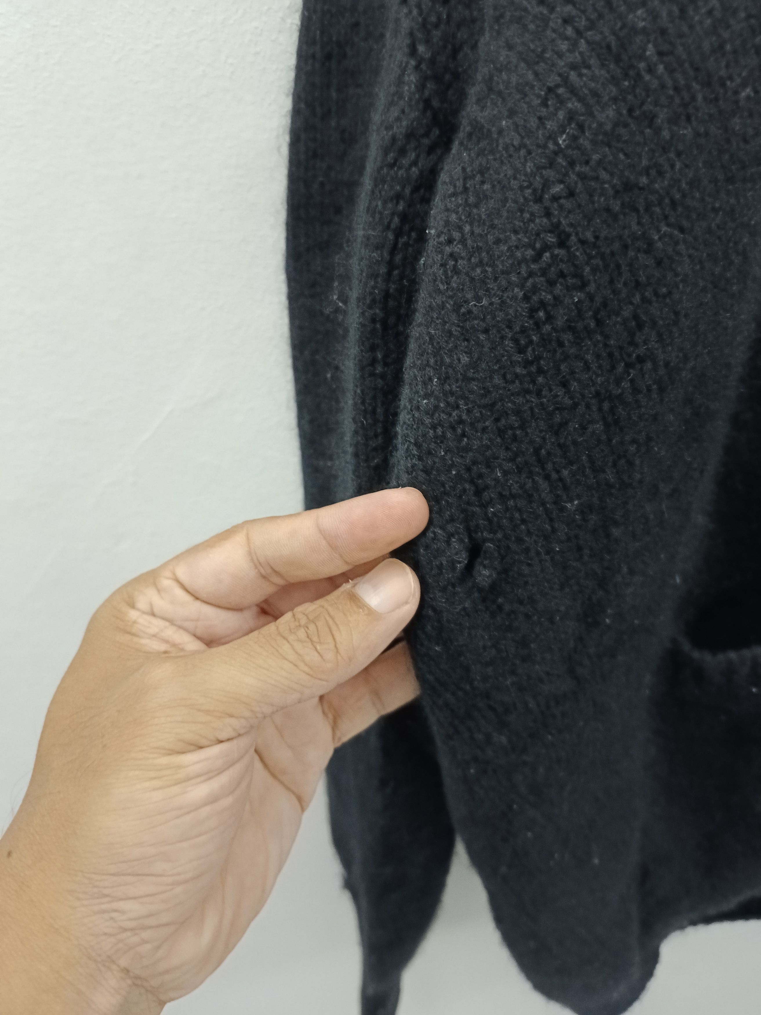 Saint Laurent Paris Hedi Slimane Saint Laurent Paris FW16 Black Knit Sweater Size XS / US 0-2 / IT 36-38 - 8 Thumbnail