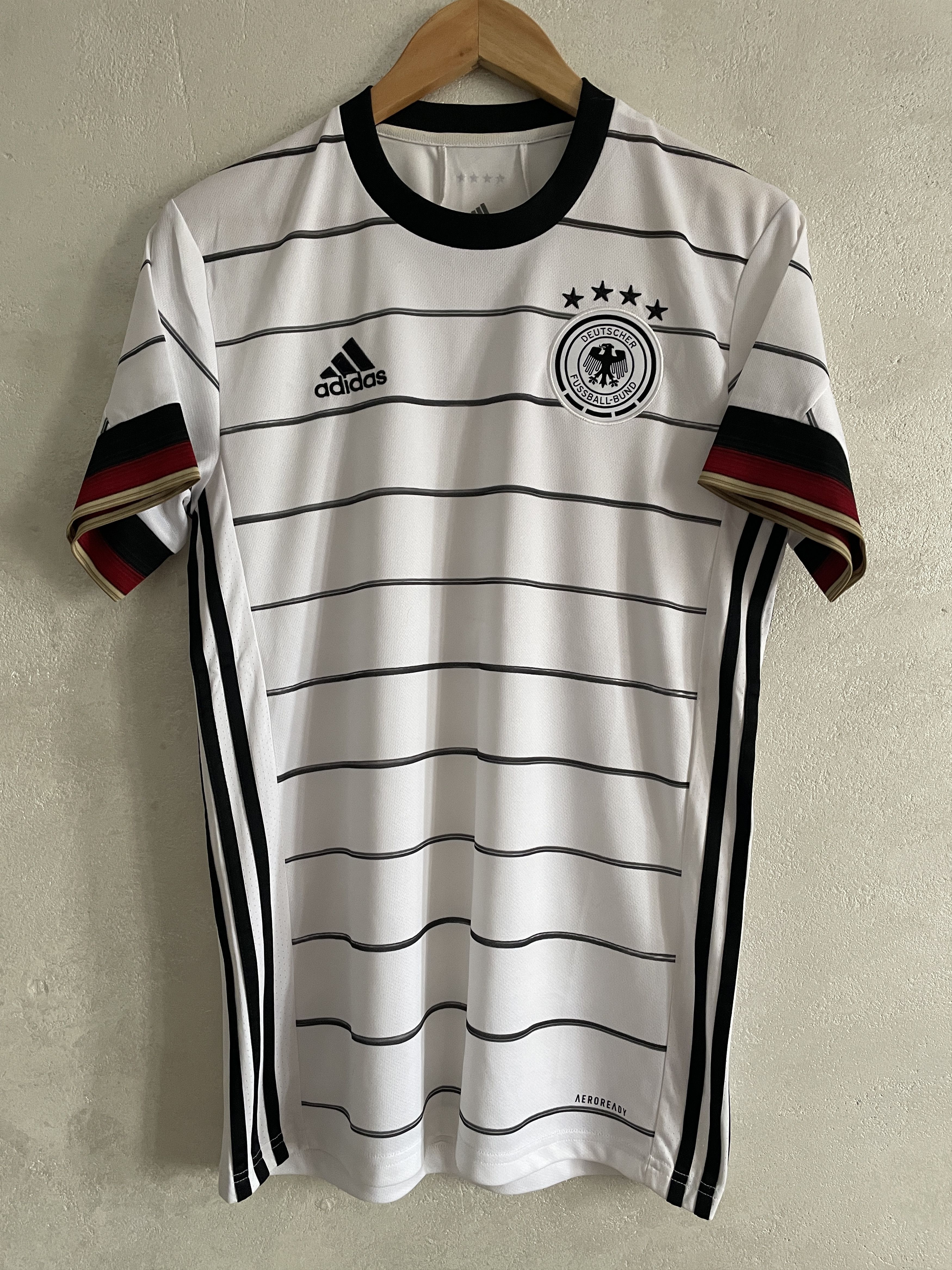 Adidas 2019 2020 Germany National Shirt Home Kit Soccer Jersey Size US S / EU 44-46 / 1 - 1 Thumbnail