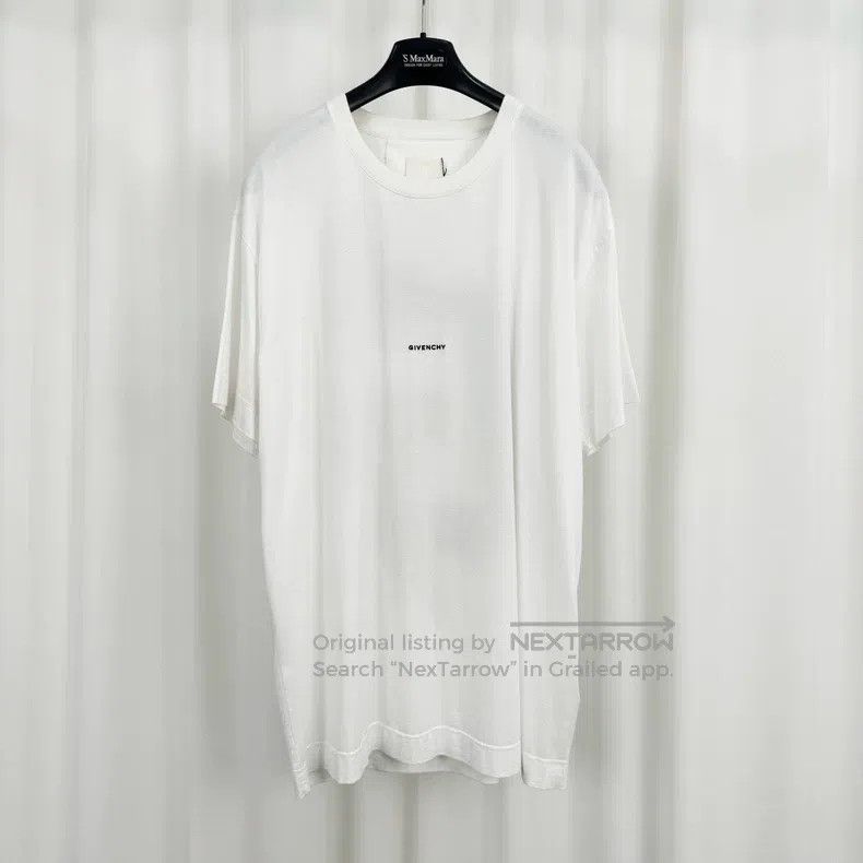Givenchy Givenchy Embroidered letter print short-sleeve T-shirt Size US L / EU 52-54 / 3 - 1 Thumbnail