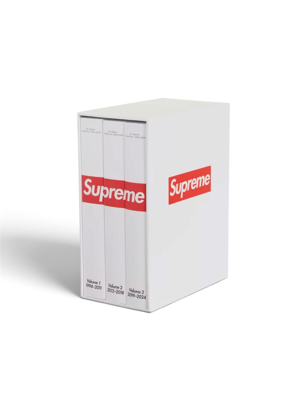 Supreme 30 Years: T-Shirts 1994-2024 Book Set in White, Men's