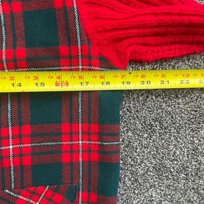 Pendleton Pendleton Women’s M/L Red Plaid Tartan Virgin Wool Button Cr Size L / US 10 / IT 46 - 7 Thumbnail