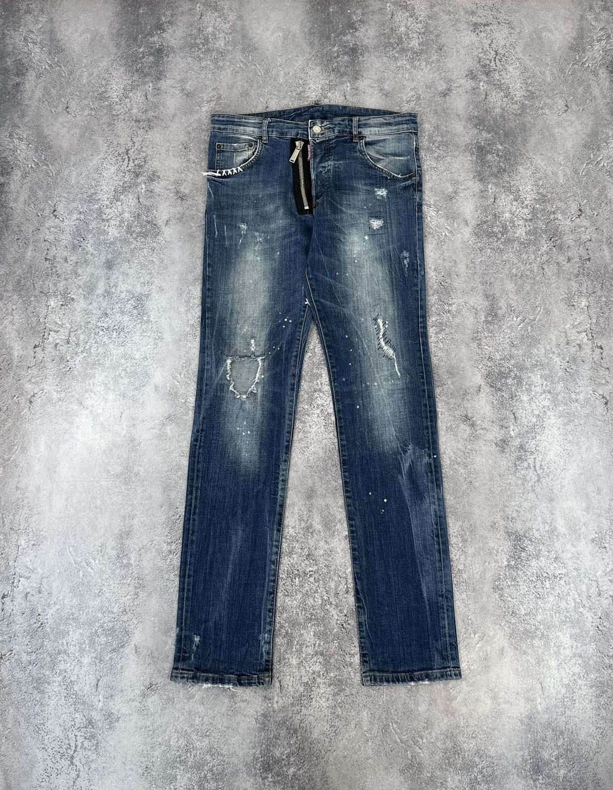 Dsquared2 Distressed Japanese Designer Avant Garde Y2K Jeans