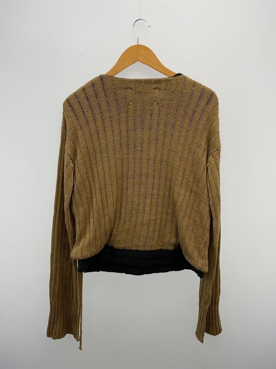 Maison Margiela Ribbed Layered Hemp Knit Sweater Size US XS / EU 42 / 0 - 2 Thumbnail