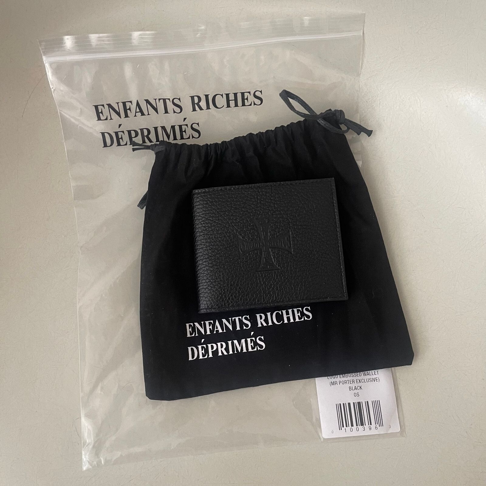 Enfants Riches Deprimes Logo Leather Billfold Wallet NEW Size ONE SIZE - 2 Thumbnail