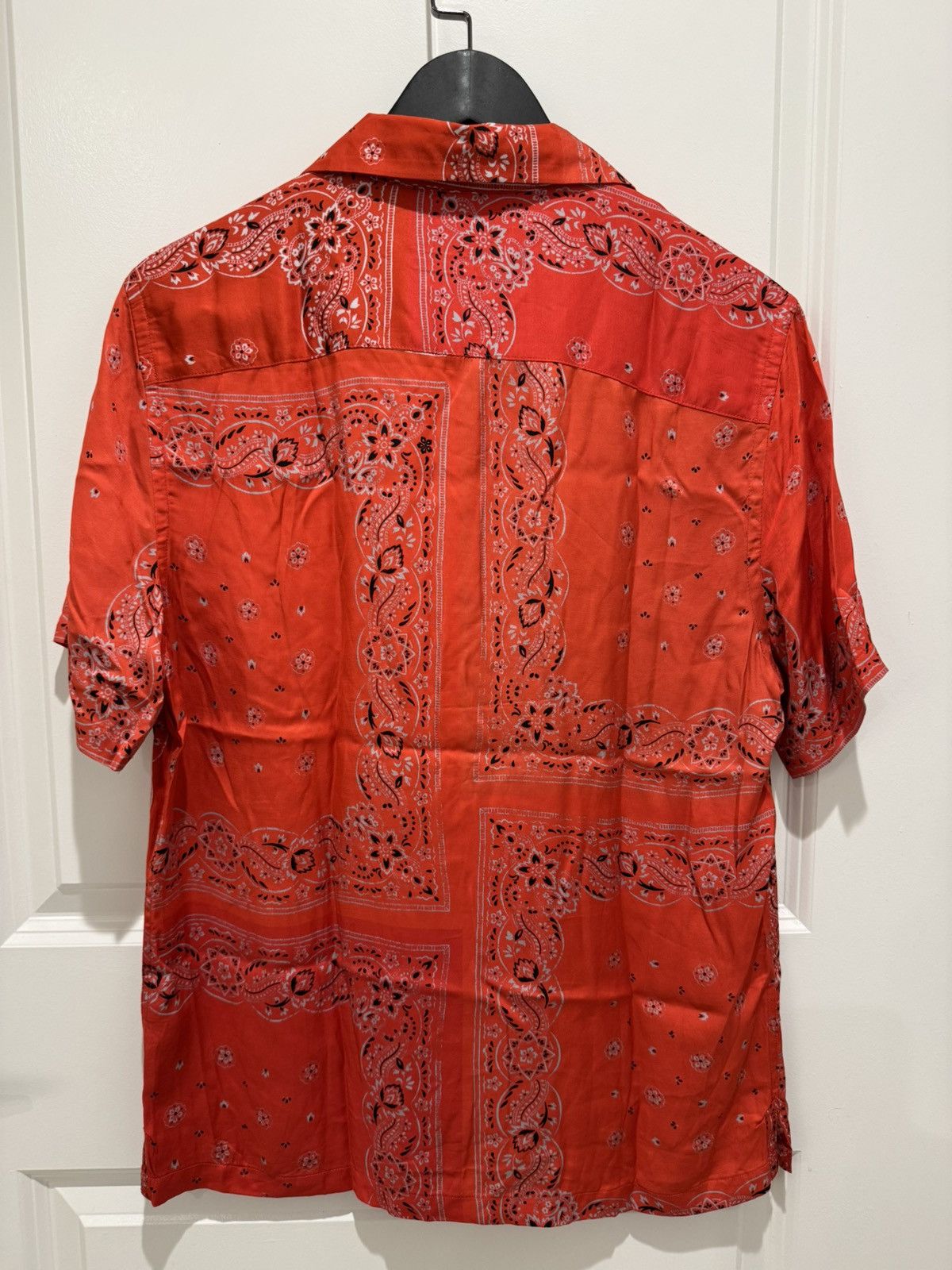 Allsaints ALLSAINTS Tikal Short Sleeve Bandana Print Shirt Size US XS / EU 42 / 0 - 5 Thumbnail