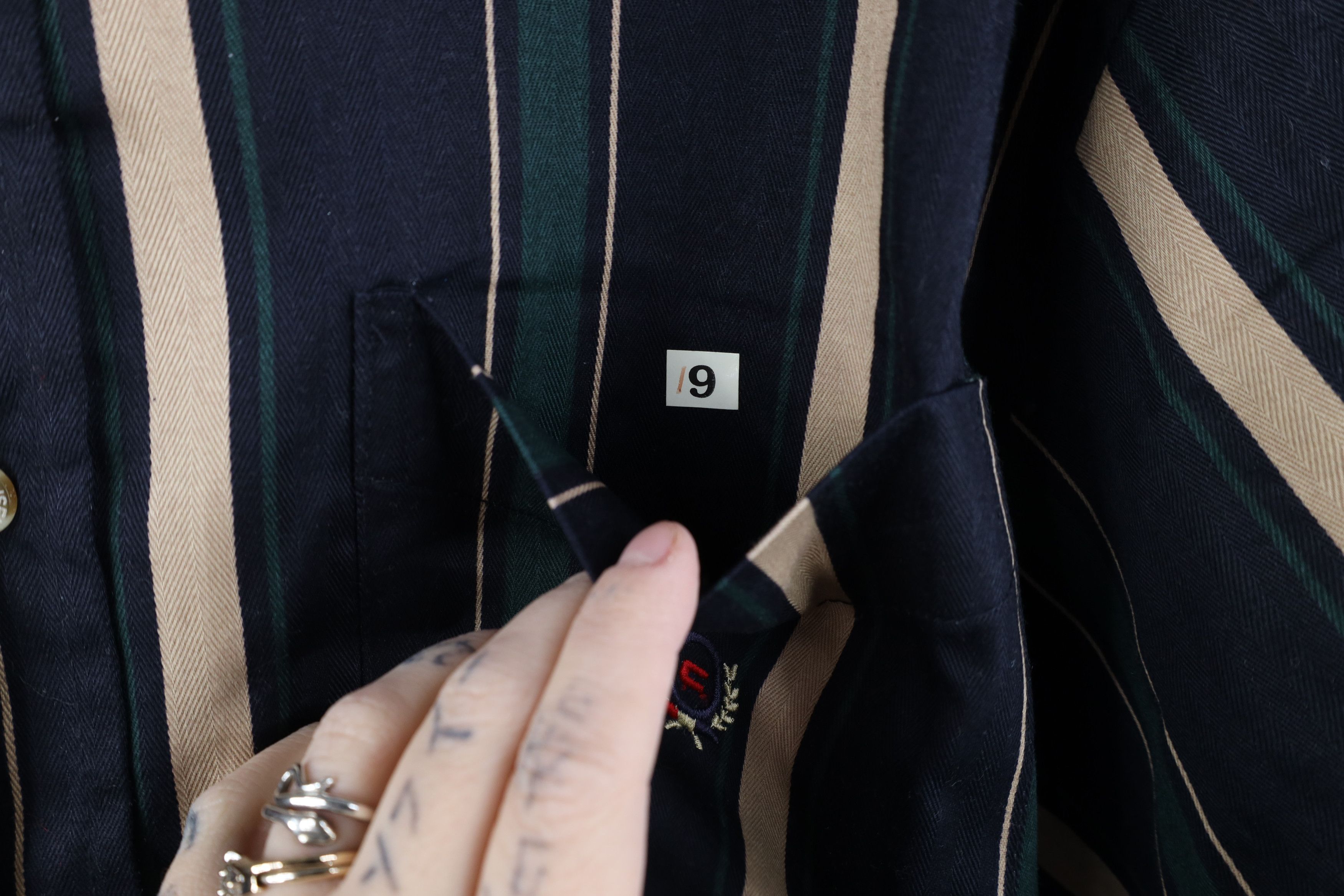 Vintage Deadstock Vintage 90s Y2K Streetwear Fit Button Down Shirt Size US L / EU 52-54 / 3 - 6 Thumbnail