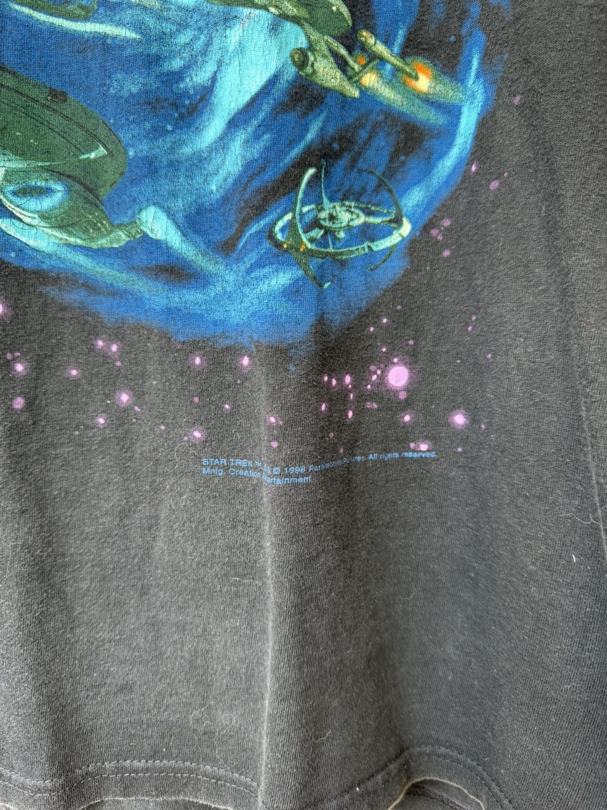 Star Wars Vintage 1998 Star Trek T-shirt Size US XL / EU 56 / 4 - 2 Thumbnail