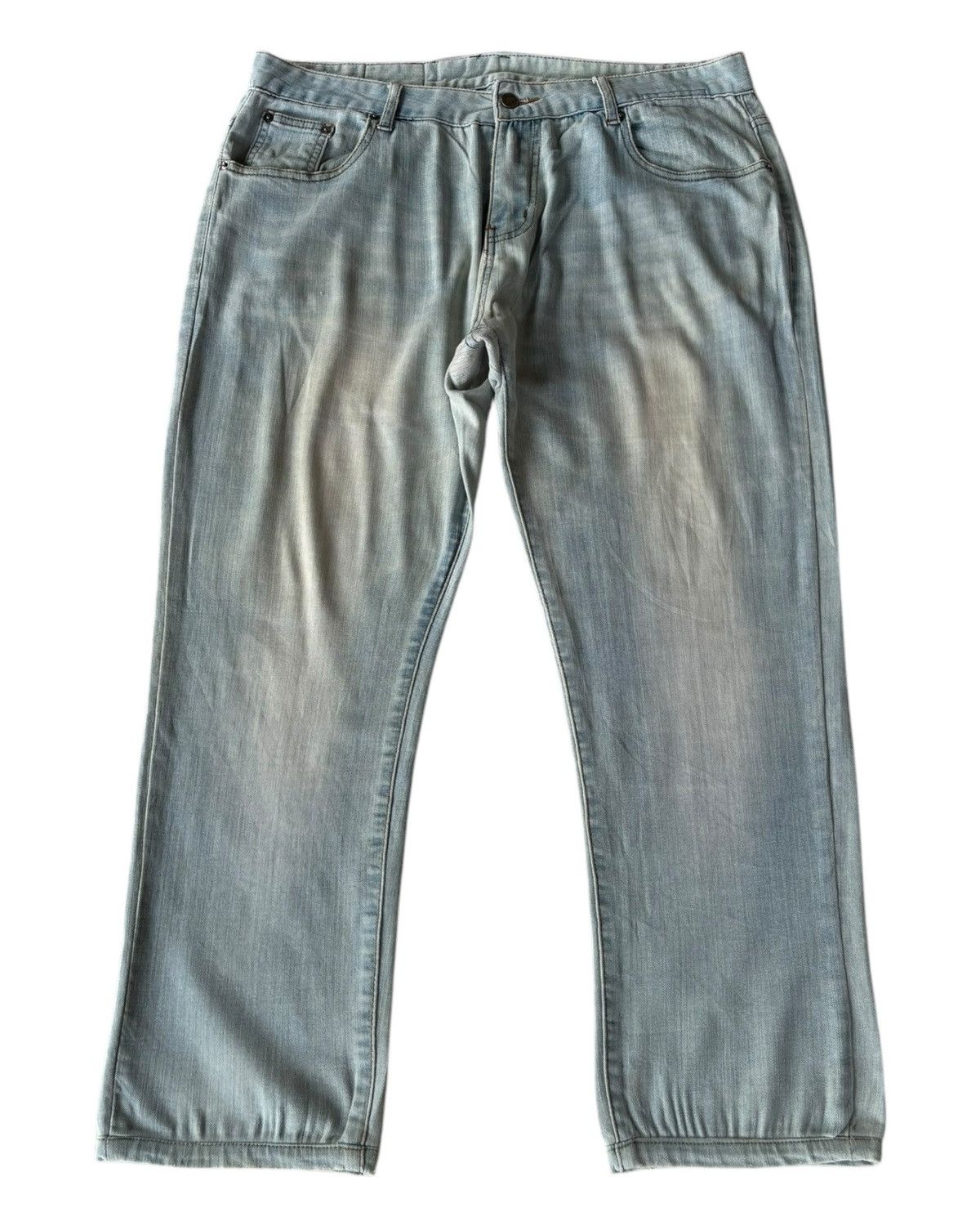 🔥GIORGIO ARMANI LE COLLEZIONI WIDE BAGGY LIGHT WASH JEANS