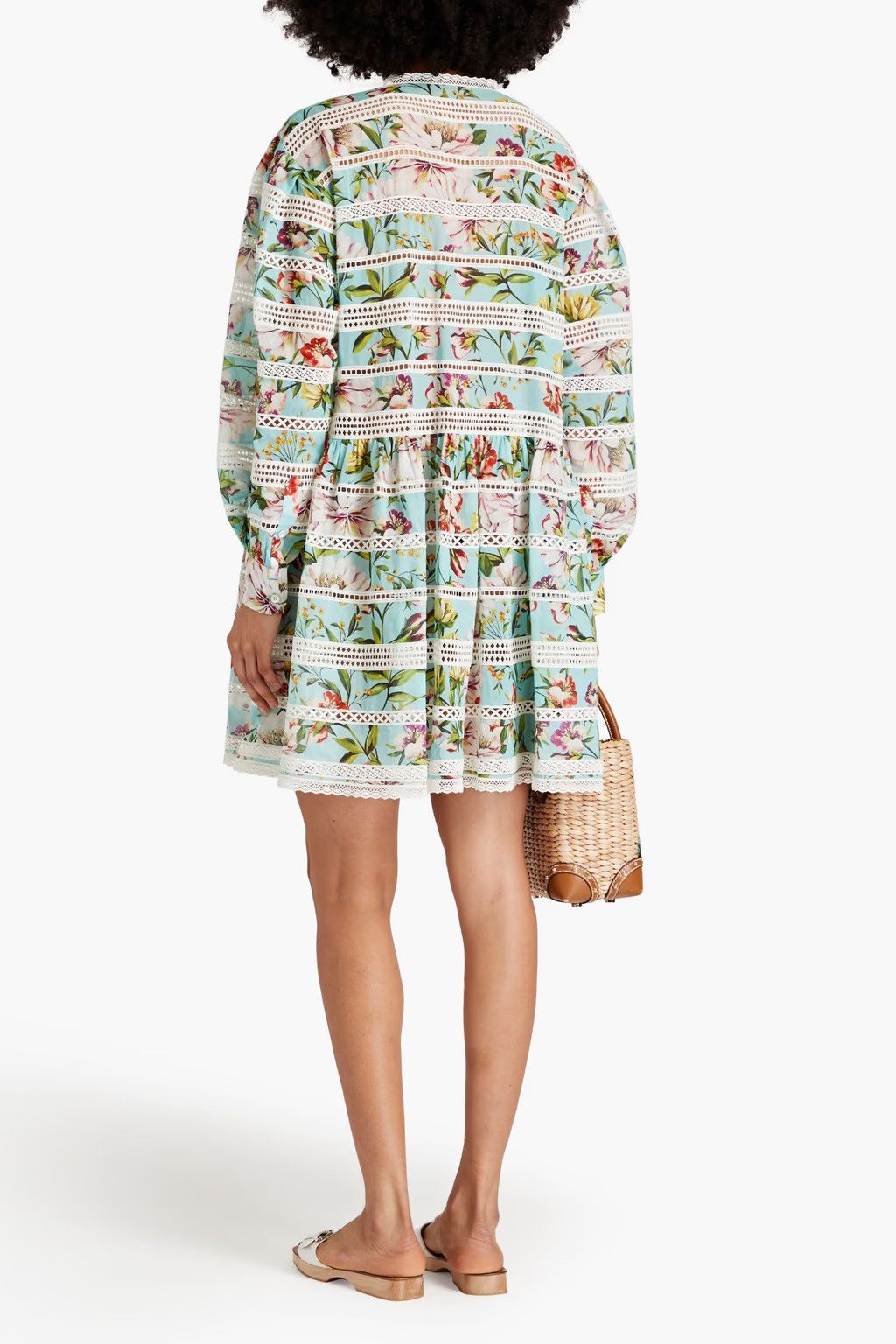 Dolce & Gabbana o1y0825 Mini Dress in Multicolor Size M / US 6-8 / IT 42-44 - 3 Thumbnail