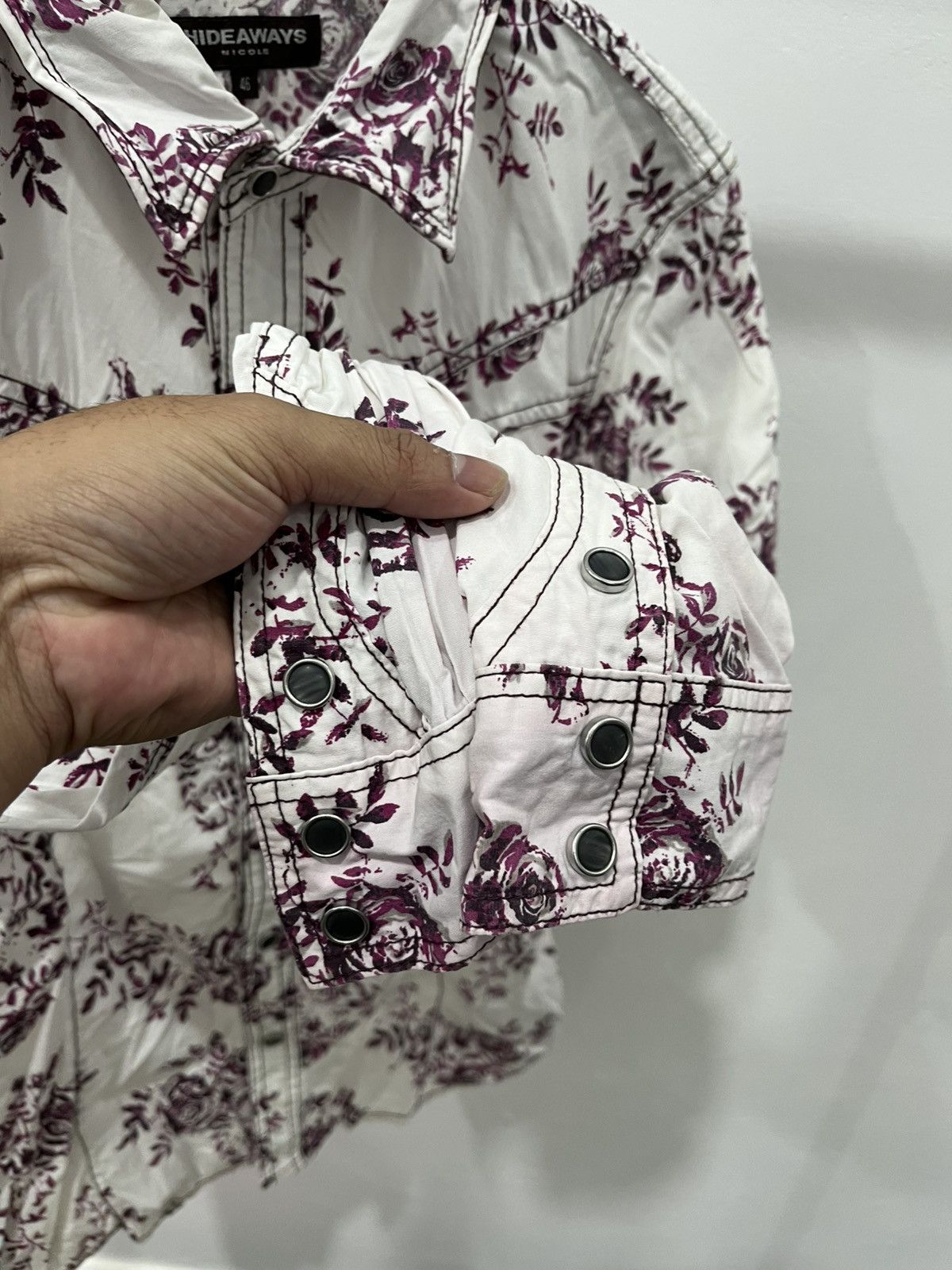 HIDEAWAYS Nicole club for men flowers shirt Size US S / EU 44-46 / 1 - 6 Thumbnail