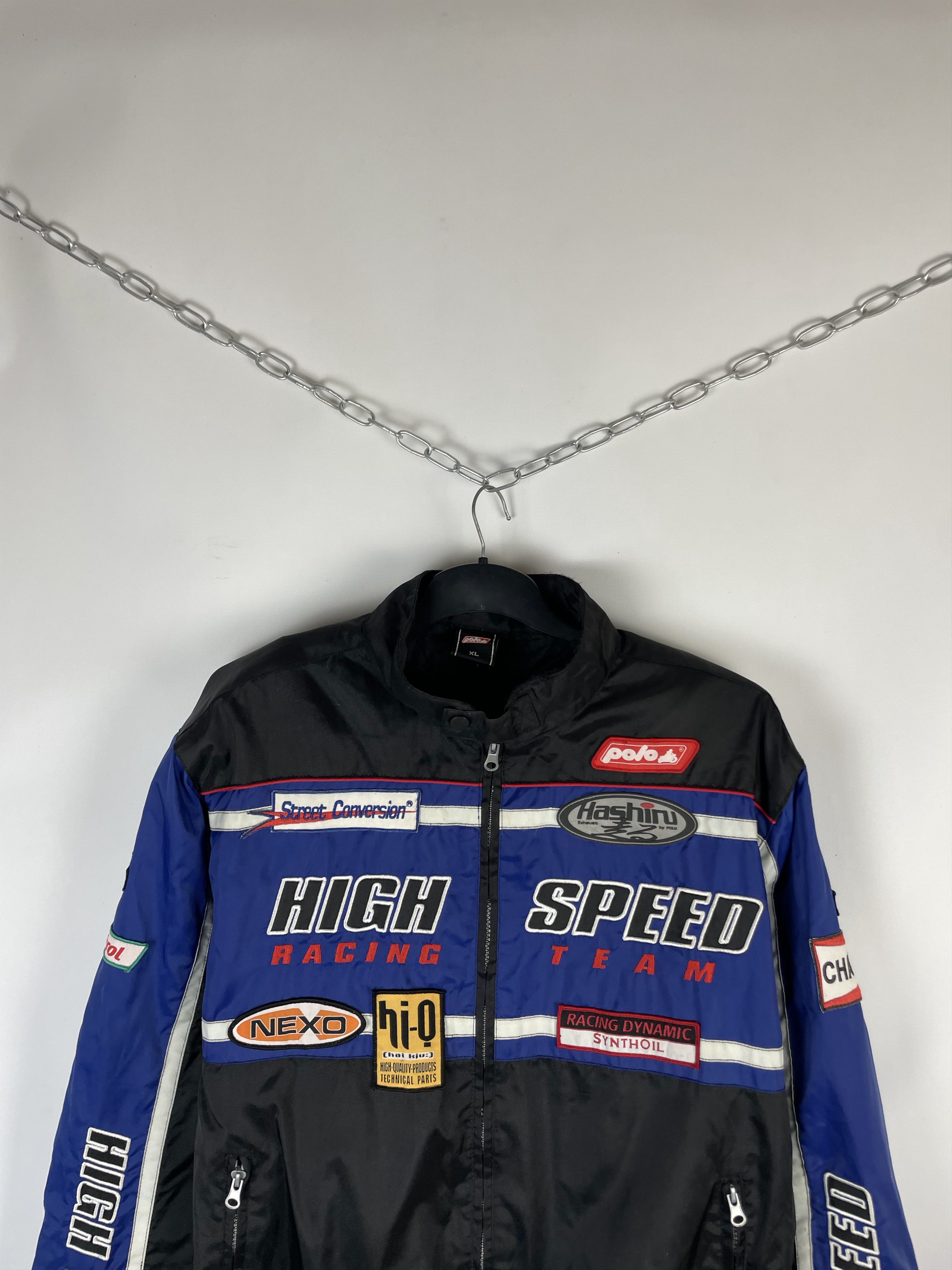 Japanese Brand × Vintage Vintage Racing Jacket High Speed Moto Team Y2K Size US XL / EU 56 / 4 - 3 Thumbnail