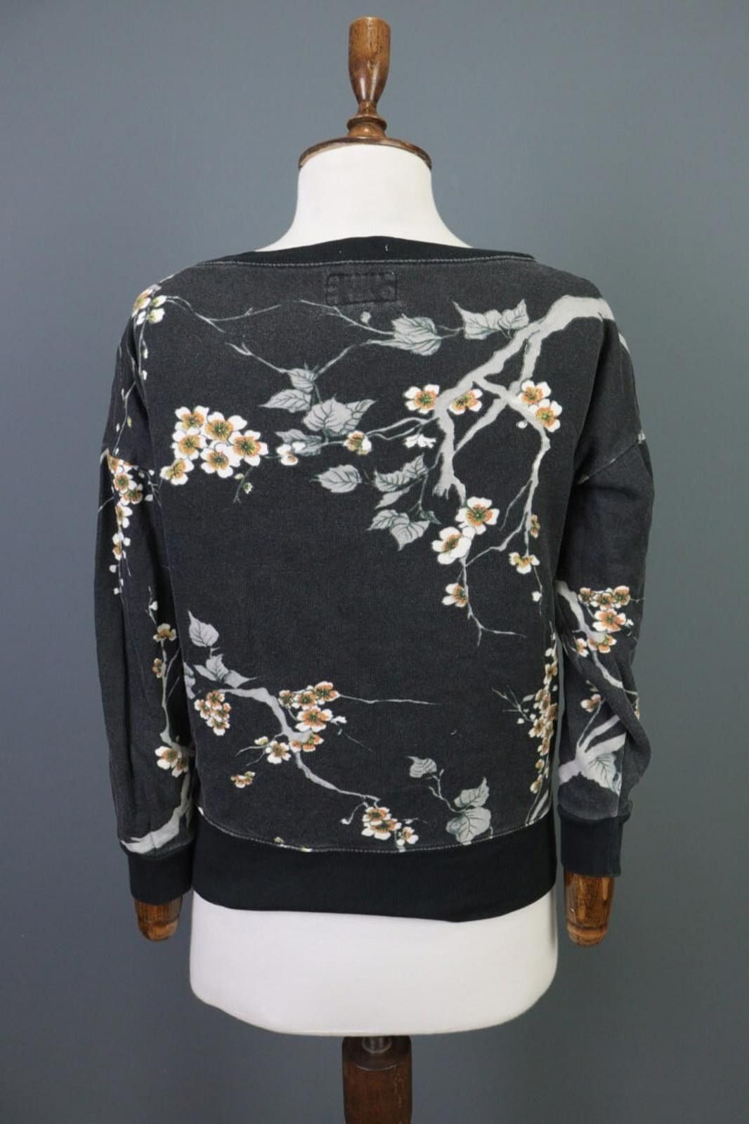 Denim & Supply Ralph Lauren Denim & Supply Ralph Lauren Gray Floral Knit Sweater Size XS Size XS / US 0-2 / IT 36-38 - 8 Thumbnail