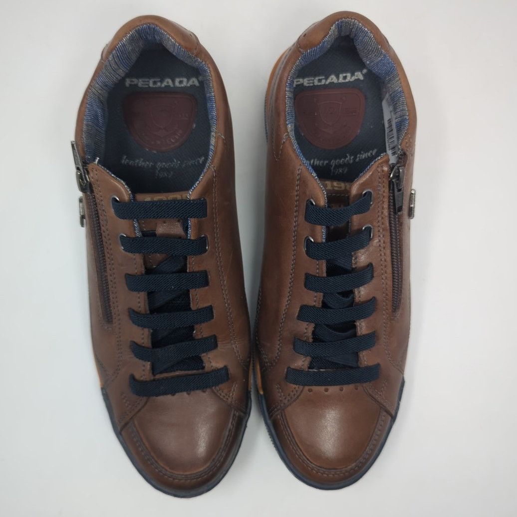 Other Pegada Brown Lather Tennis Shoes Mens Size 8 Size US 8 / EU 41 - 4 Thumbnail