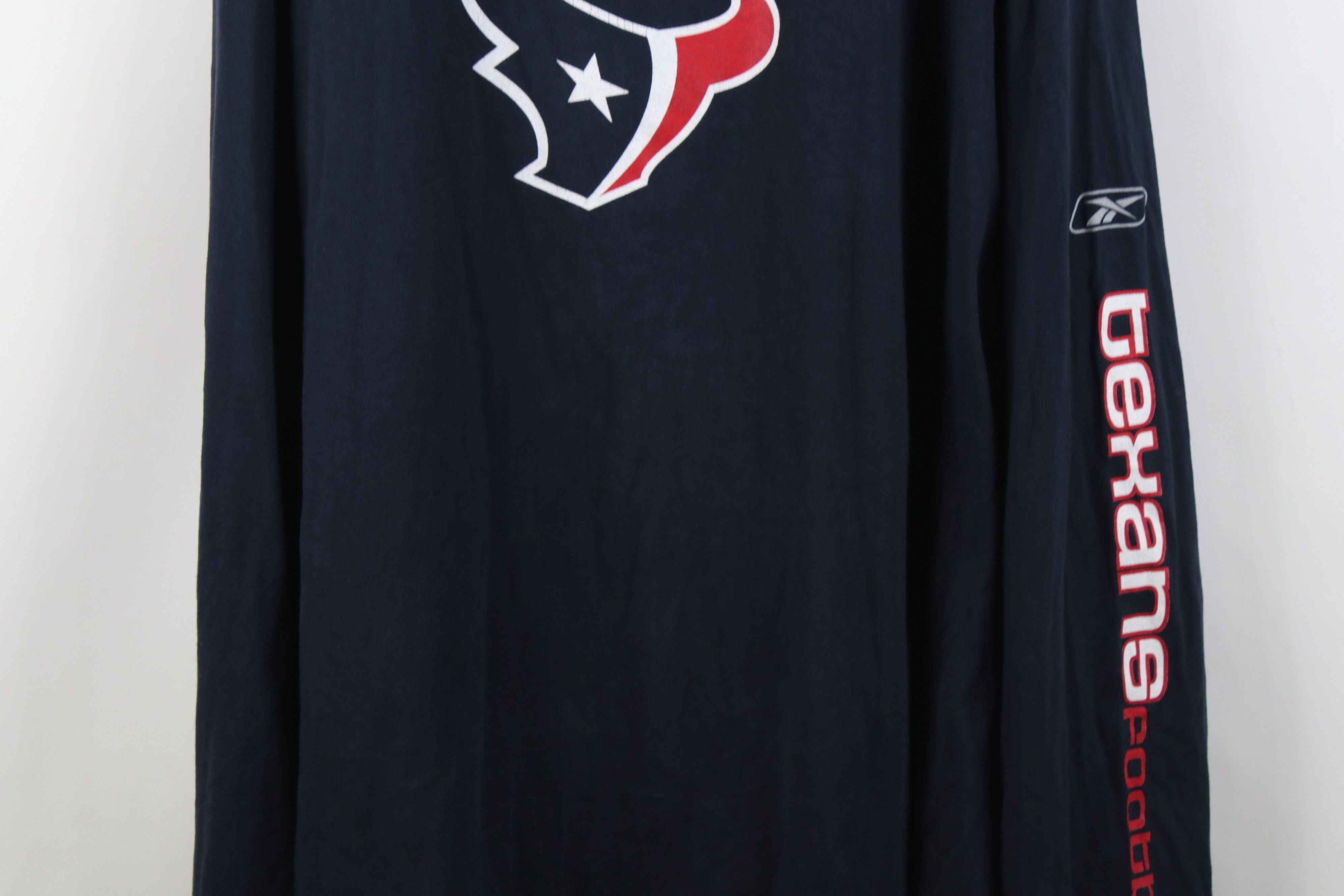 Reebok Vintage Reebok NFL Texans Football Long Sleeve T-Shirt Blue Size US XXL / EU 58 / 5 - 3 Thumbnail