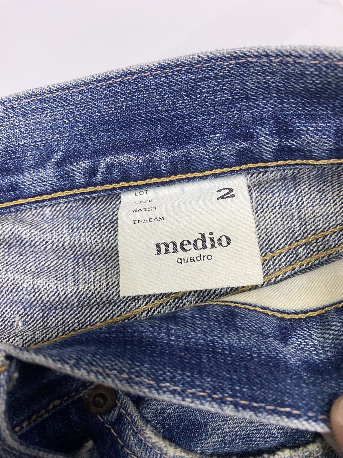 Kapital 🇯🇵 MADE IN JAPAN QUADRO DISTRESS DENIM HELMUT LANG STYLE Size US 32 / EU 48 - 7 Thumbnail