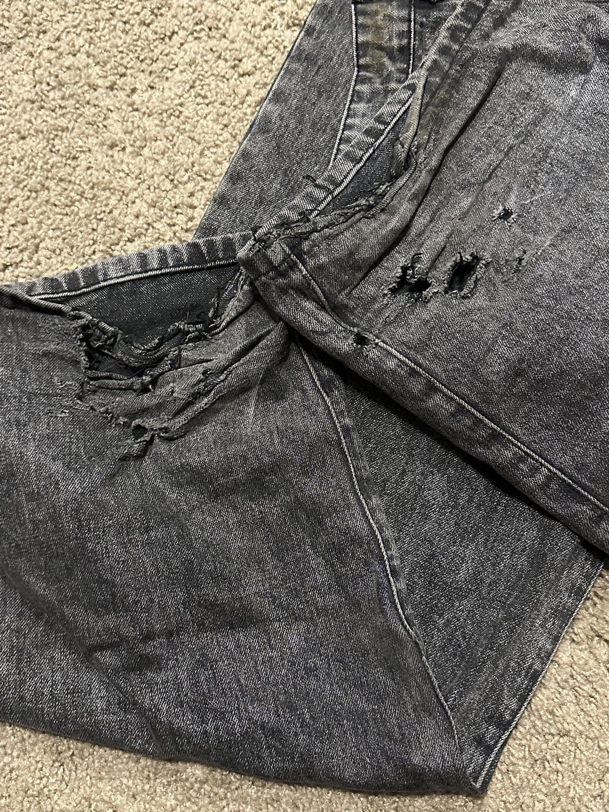 basketcase gallery LAX baggy denim grey washed Size US 38 / EU 54 - 6 Thumbnail