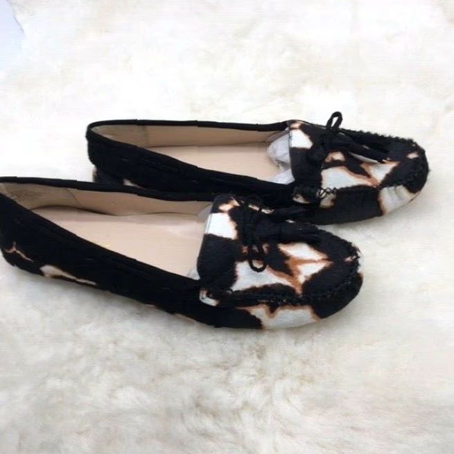 Nine West VINTAGE Nine West Women's Loafers Flat Slip On Round Toe Animal Print Size 6.5 M Black Size US 6.5 / IT 36.5 - 5 Thumbnail