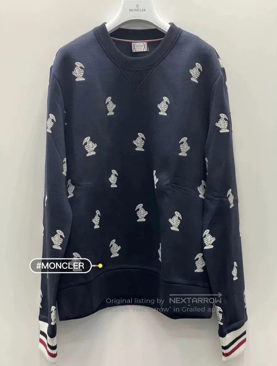 Moncler Moncler Men's Thick Embroidered Sweatshirt. Size US L / EU 52-54 / 3 - 1 Thumbnail