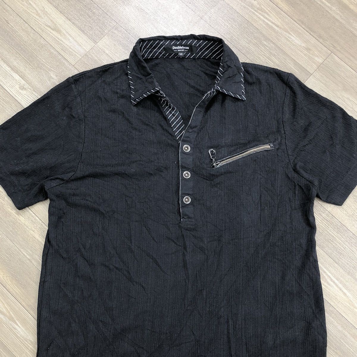 Japanese Brand 2000s Doublefocus Punk Goa Lgb Ifsixwasnine Polo Shirt Size US M / EU 48-50 / 2 - 2 Thumbnail