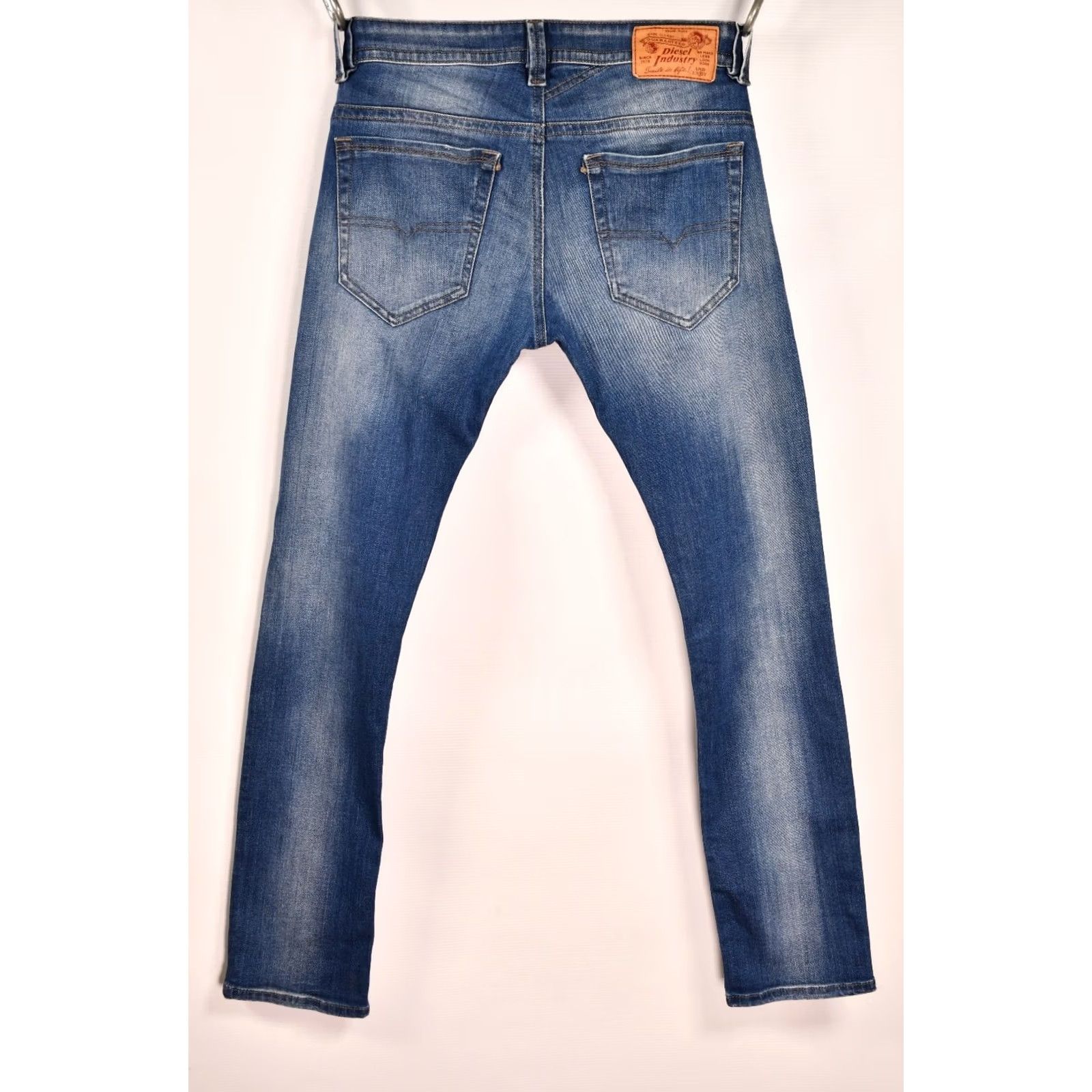 Diesel Diesel Thavar 0RP36_Stretch Slim-Skinny Jeans W30/L32 Men Blue 98% Cotton 2% Elastane Slim Regular Fit Denim Jeans Mens Size US 30 / EU 46 - 3 Thumbnail