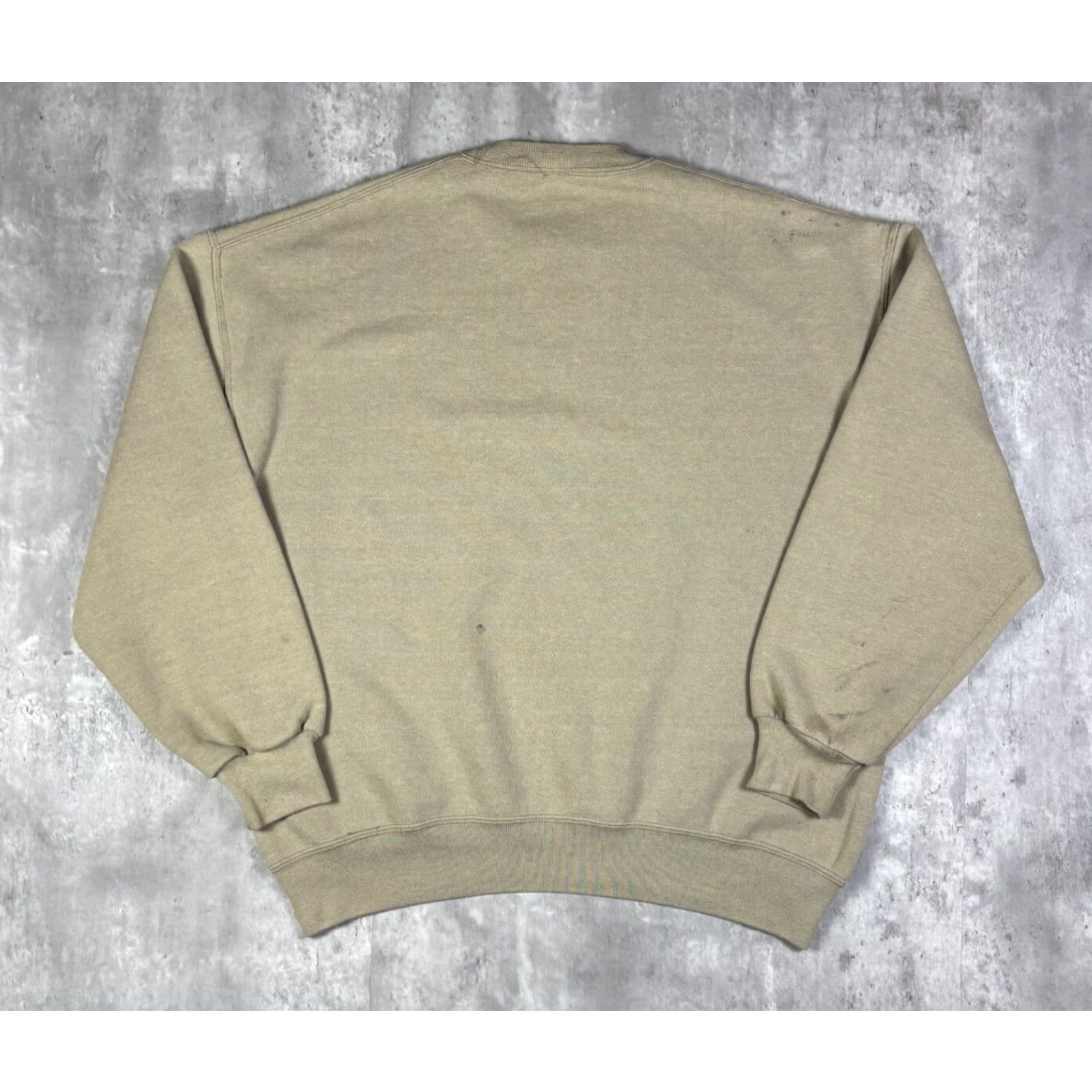Russell Athletic VINTAGE Russell Athletic Sweatshirt Pullover Mens XL Brown 90s USA Classic Logo Heavyweight Cotton Fleece Size US XL / EU 56 / 4 - 2 Thumbnail