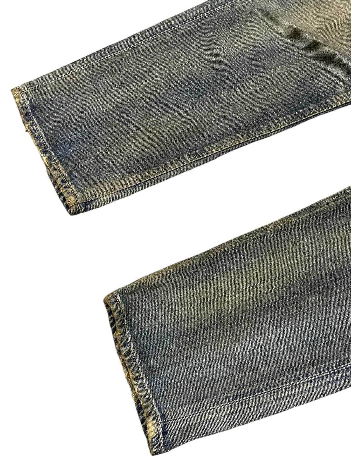 Edwin × If Six Was Nine × Levi's Edwin 505 Selvedge Muddy Wash Distressed Loose Jeans Size US 29 - 6 Thumbnail