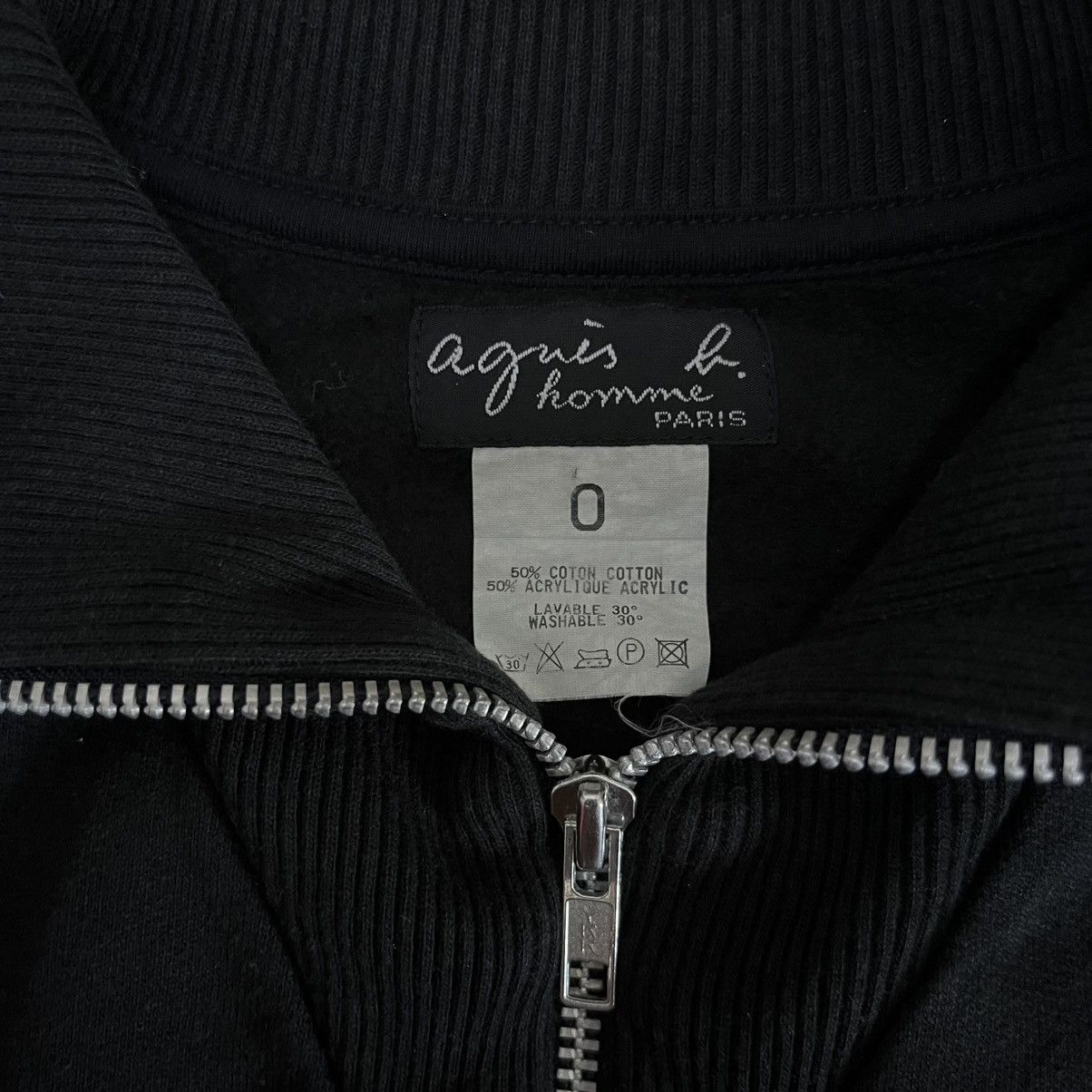 Designer × Vintage × agnes b. VINTAGE AGNES B HOMME PARIS JACKET SWEAT CARDIGAN Size US M / EU 48-50 / 2 - 8 Thumbnail