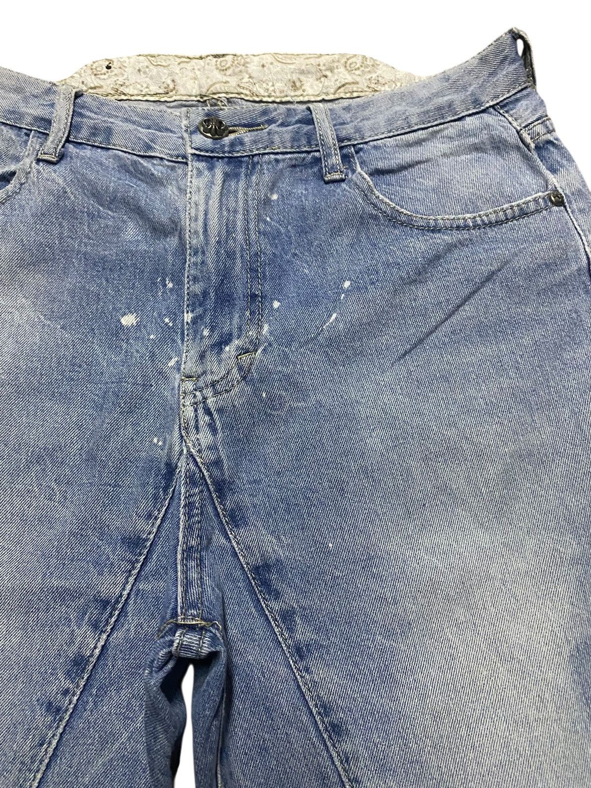 Other Short Jeans Light Wash Distressed Denim Size US 31 - 4 Thumbnail