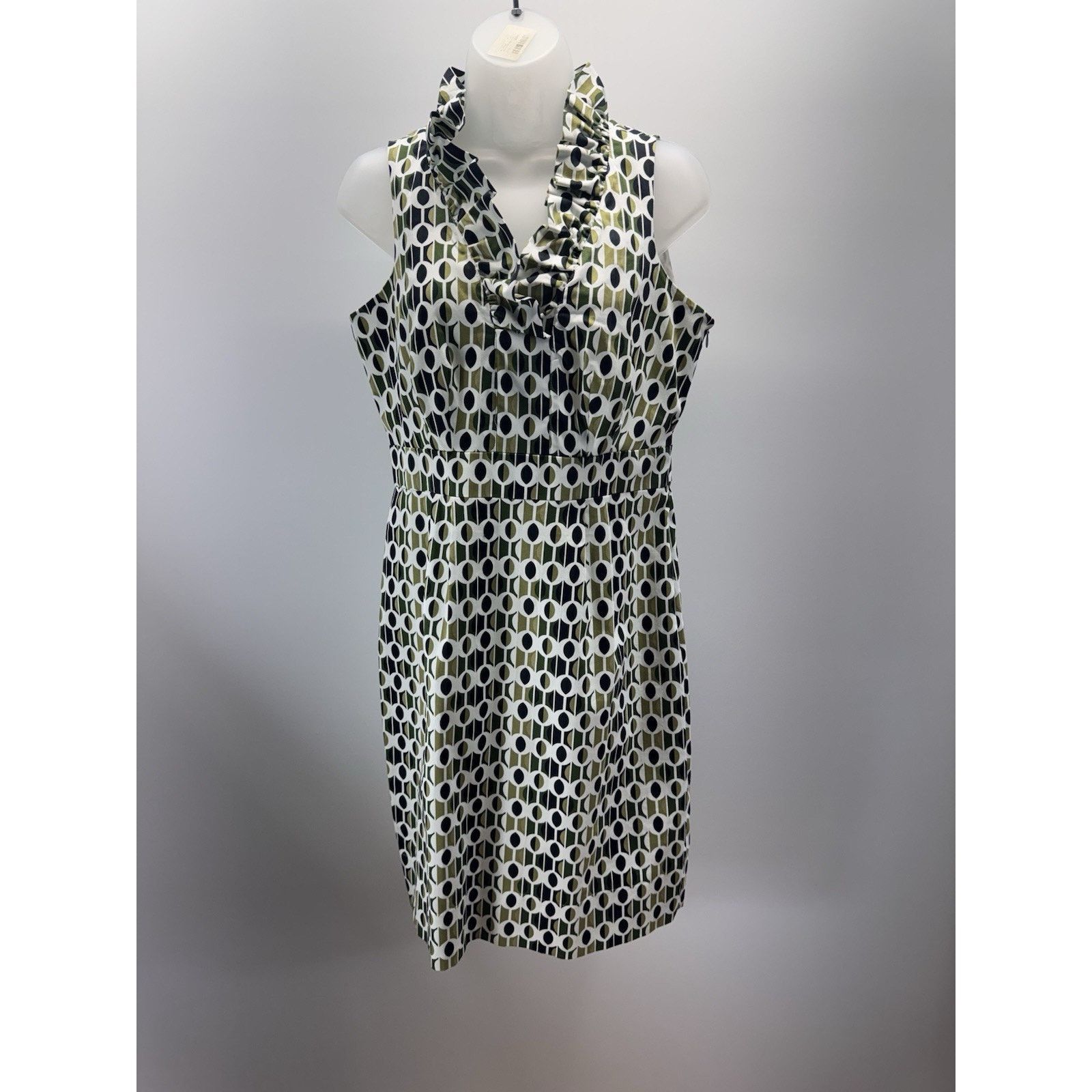 Other Julian Taylor Dress Women’s Size 8 Green White Black Size M / US 6-8 / IT 42-44 - 1 Thumbnail