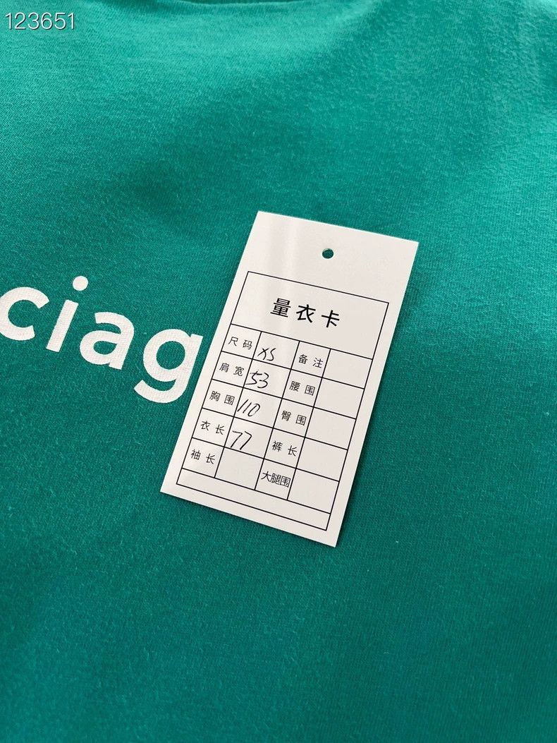 Balenciaga Balenciaga Monogrammed crewneck short sleeve T-shirt Size US XS / EU 42 / 0 - 5 Thumbnail