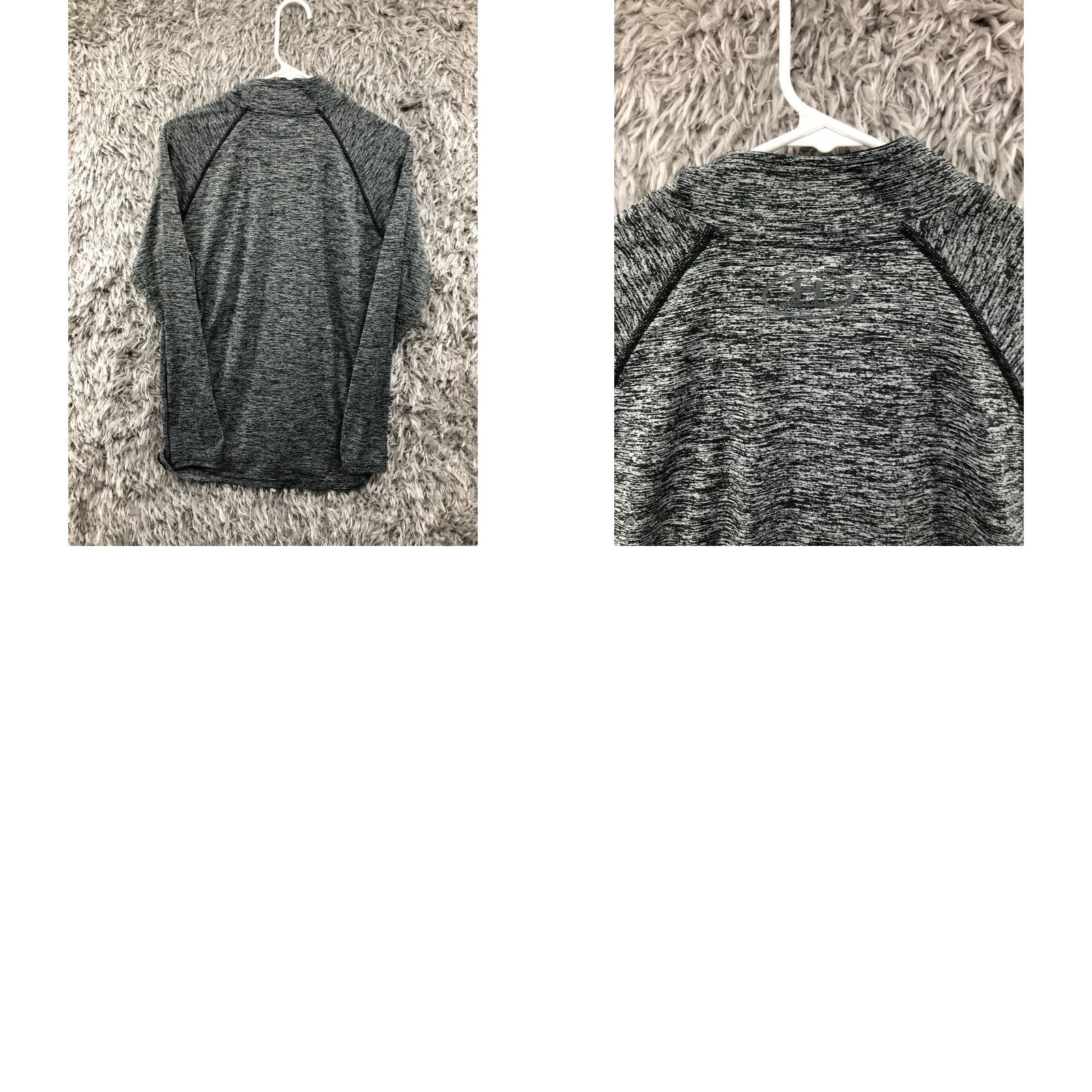 Under Armour Under Armour Sweatshirt Mens Size S Long Sleeve Mock Neck Pullover 1/4 Zip Gray Size US S / EU 44-46 / 1 - 8 Thumbnail