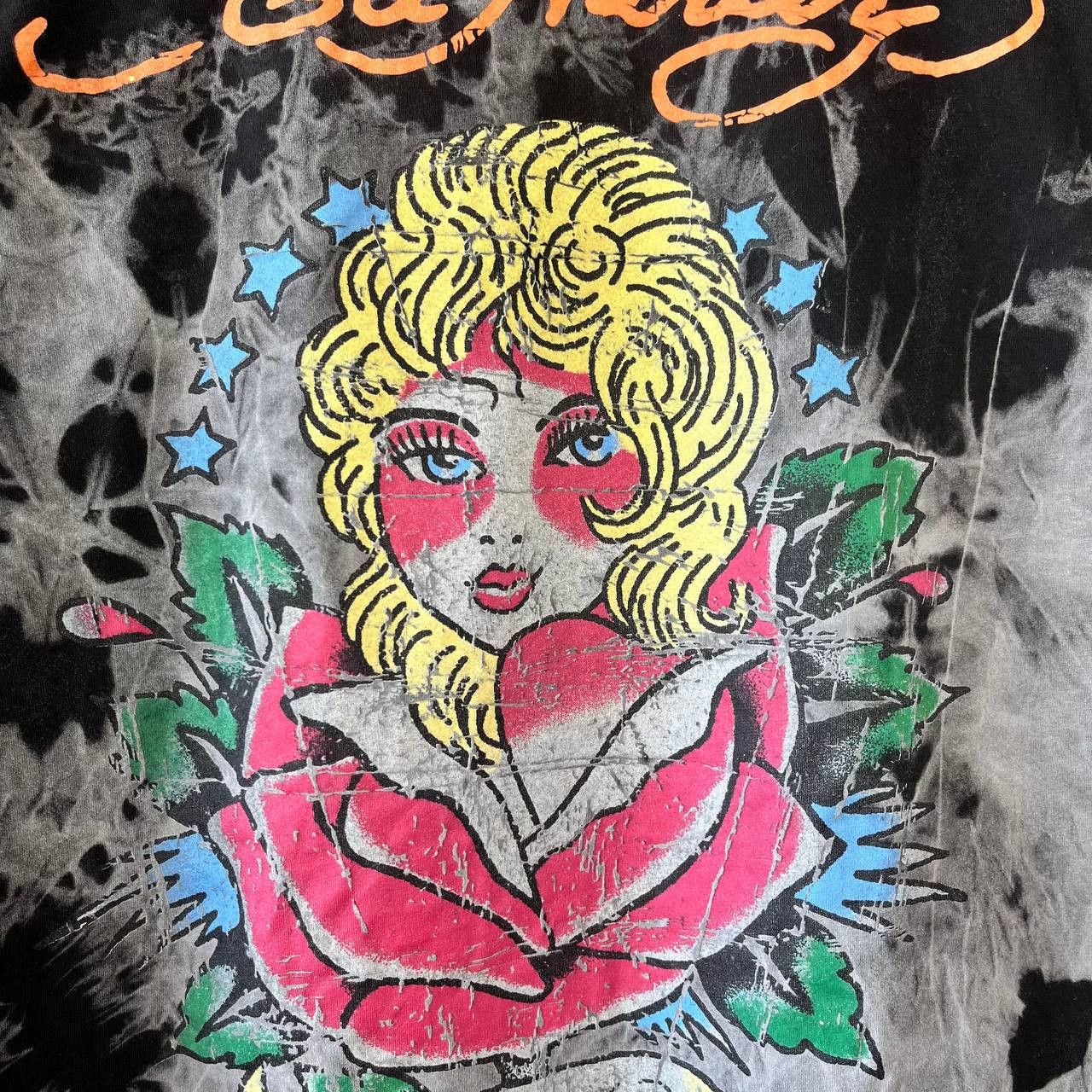 Ed Hardy Ed Hardy `Love kills slowly` Tie-dye Tshirt Size L Size US L / EU 52-54 / 3 - 10 Thumbnail