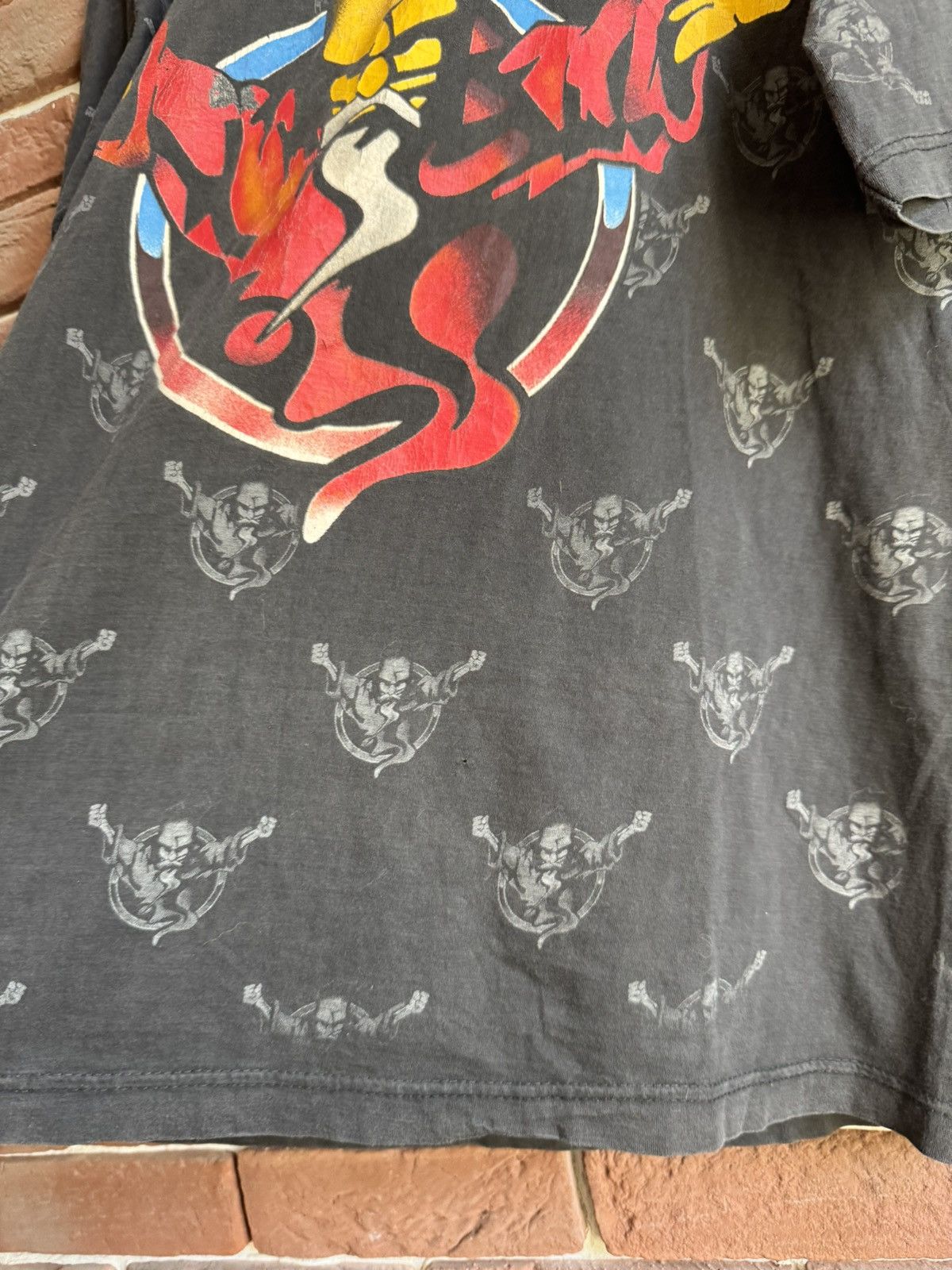 Band Tees Rare Vintage 90s Thunderdome Wizard Gabber Band Tshirt 90s Size US XL / EU 56 / 4 - 6 Thumbnail