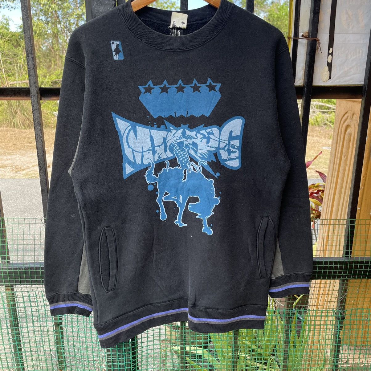 Japanese Brand 🔥🇯🇵Vintage Madpager Big Bison Logo Two Tone Sweatshirt Size US S / EU 44-46 / 1 - 5 Thumbnail